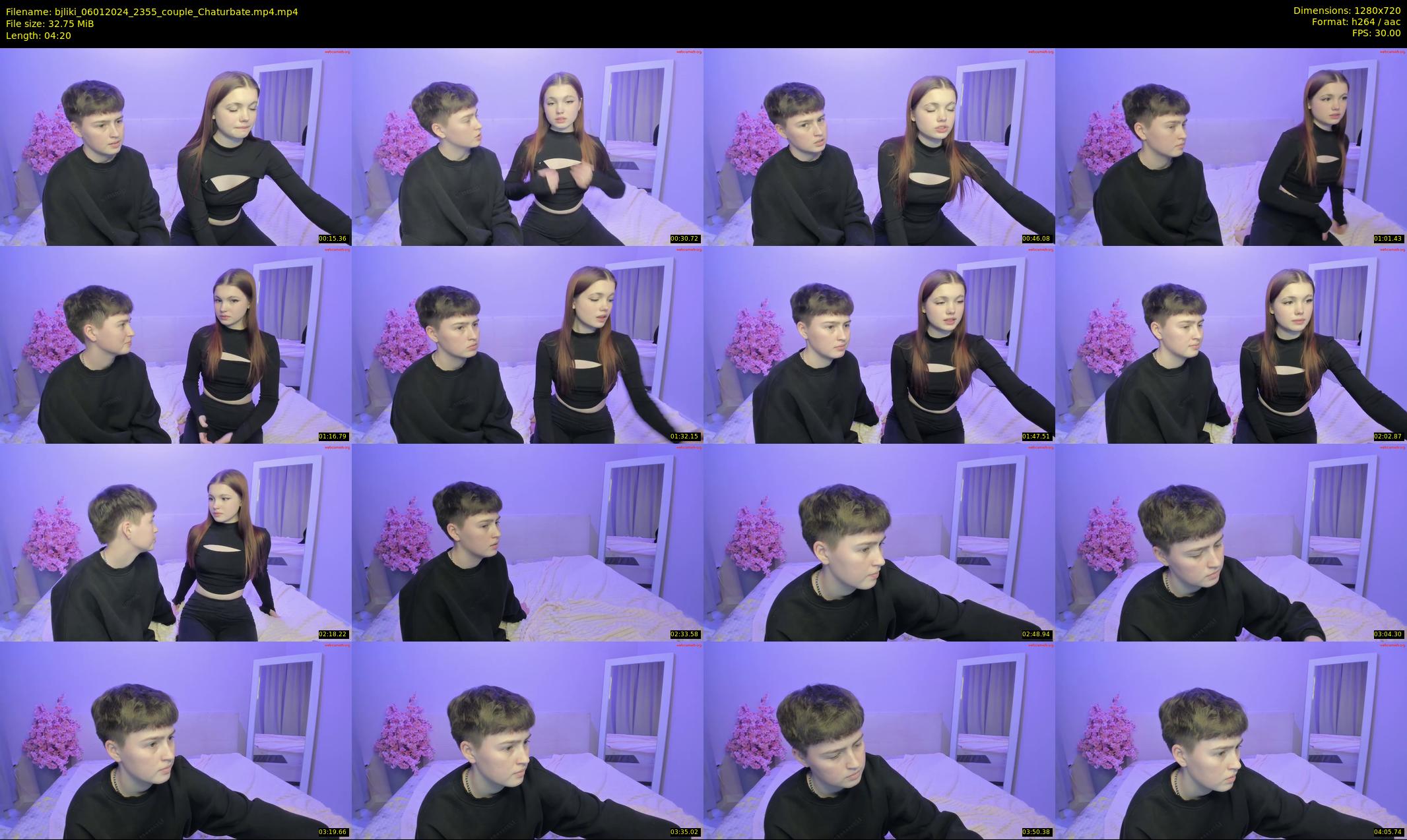 bjliki — 5 minute Chaturbate couple cam show recording, 720p, Jan 6, 2024