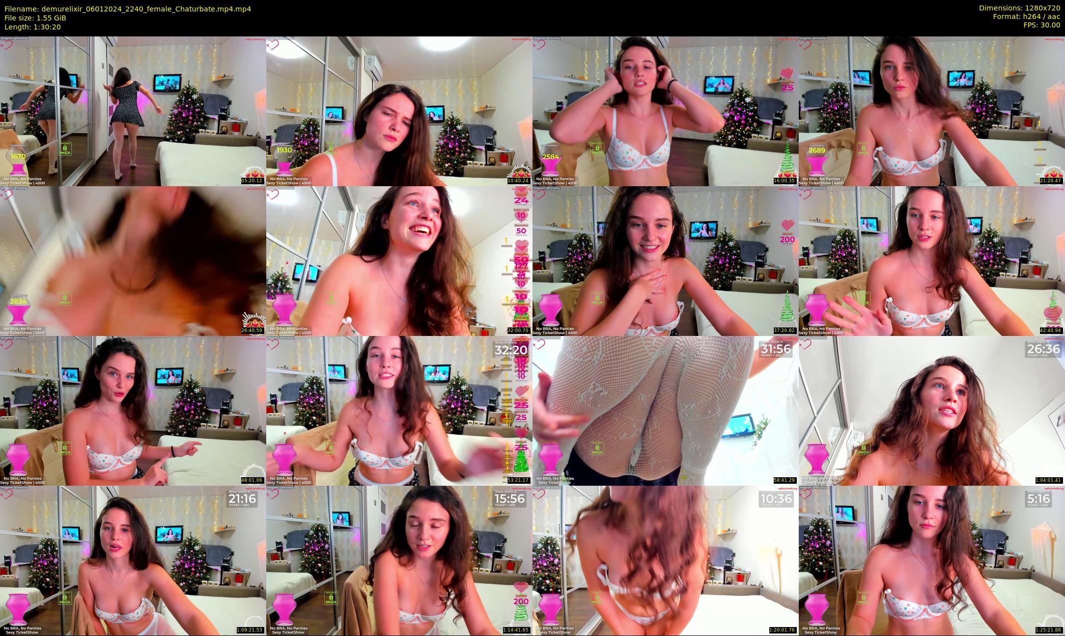 demurelixir — 91 minute Chaturbate female cam show recording, 720p, Jan 6, 2024