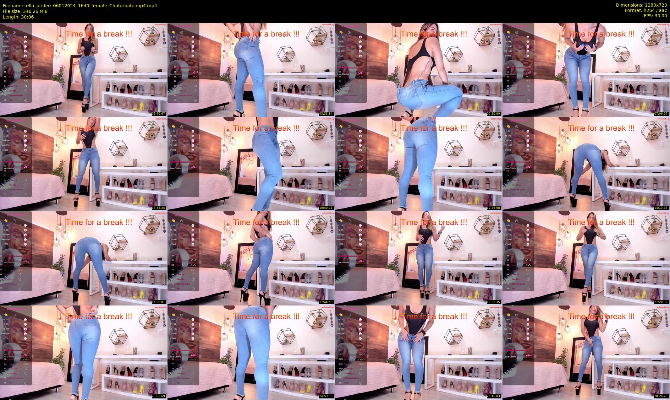 ella_pridee — 31 minute Chaturbate female cam show recording, 720p, Jan 6, 2024