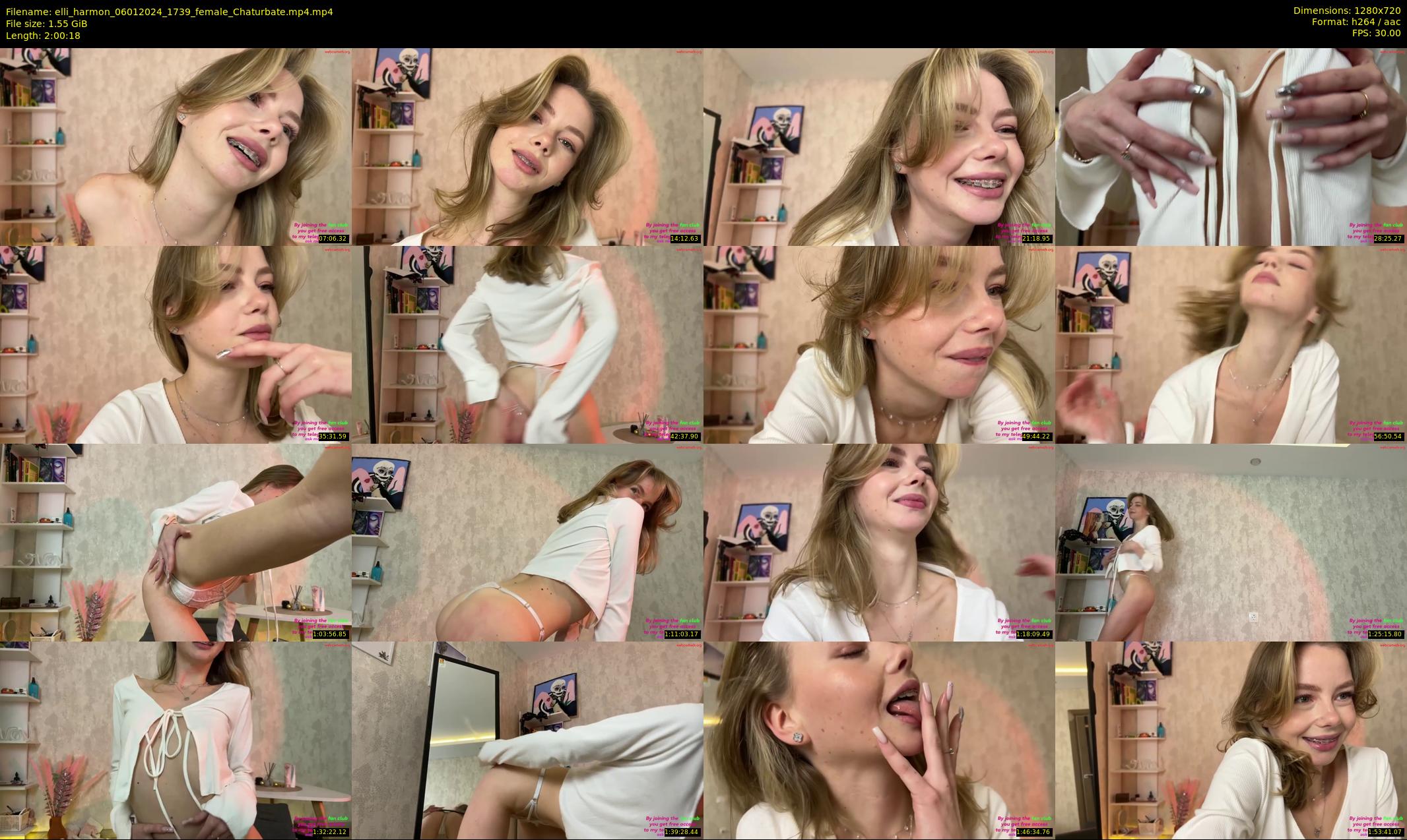 elli_harmon — 121 minute Chaturbate female cam show recording, 720p, Jan 6, 2024