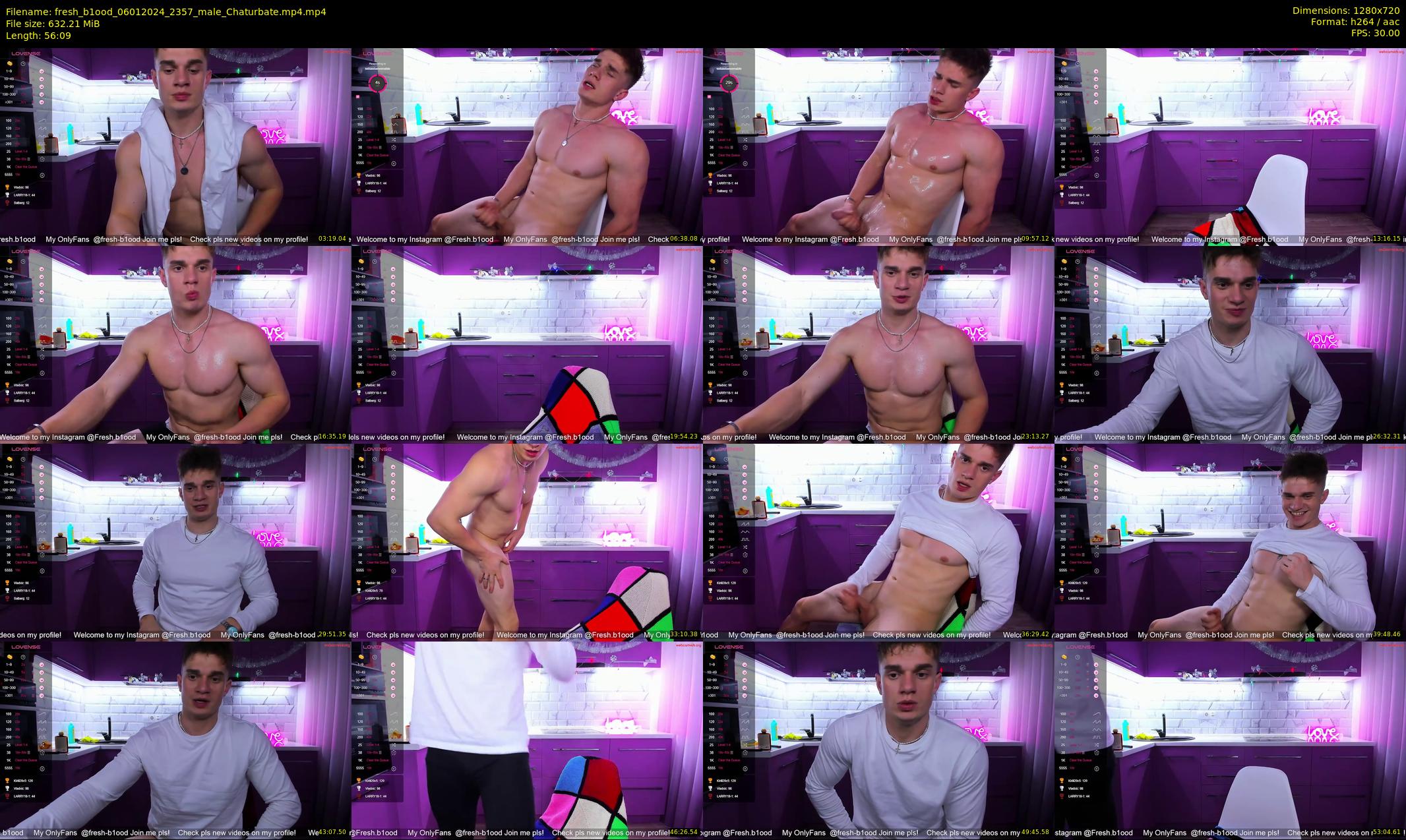 fresh_b1ood — 57 minute Chaturbate male cam show recording, 720p, Jan 6, 2024
