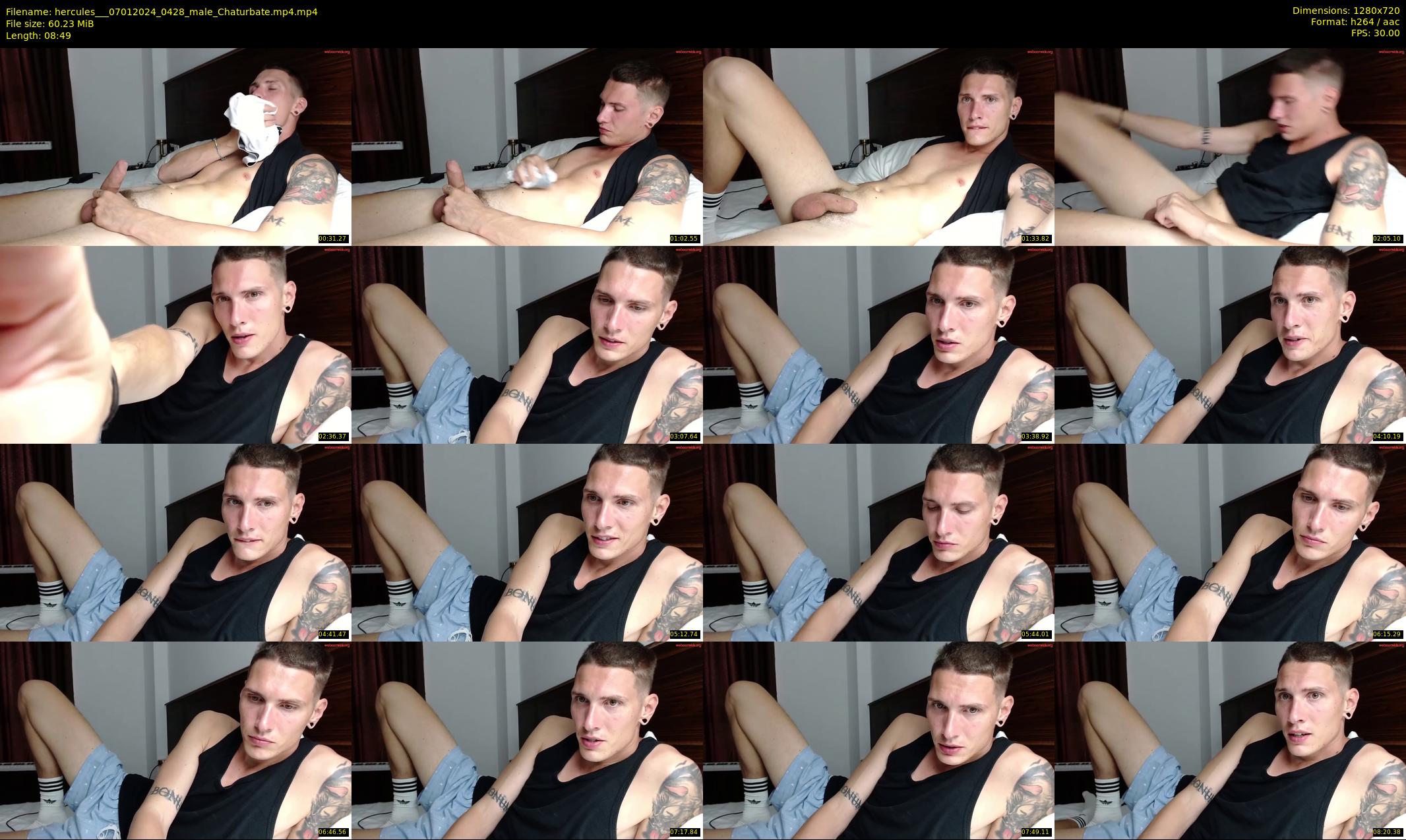 hercules__ — 9 minute Chaturbate male cam show recording, 720p, Jan 7, 2024