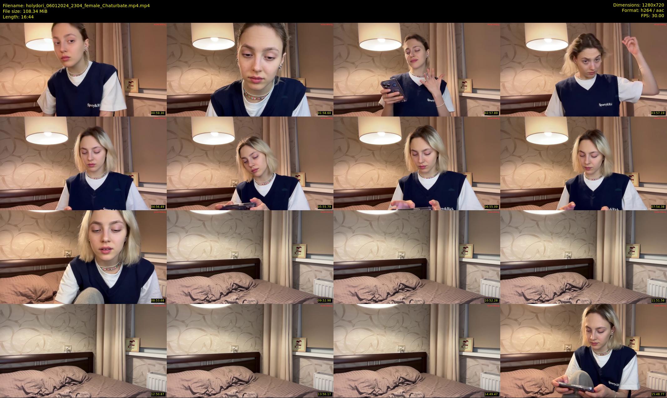 holydori — 17 minute Chaturbate female cam show recording, 720p, Jan 6, 2024