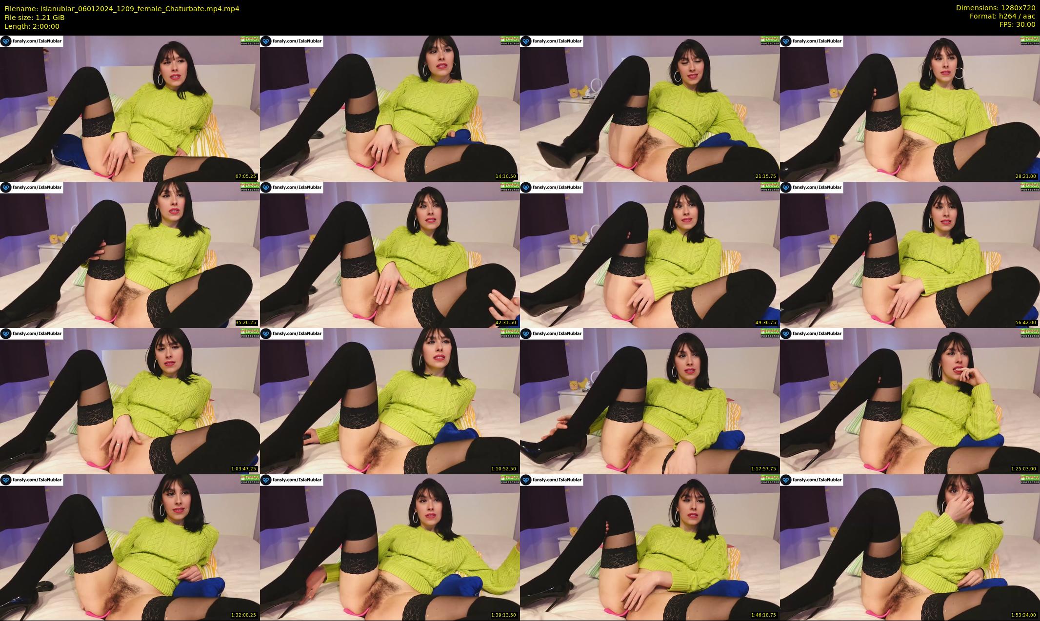 islanublar — 120 minute Chaturbate female cam show recording, 720p, Jan 6, 2024