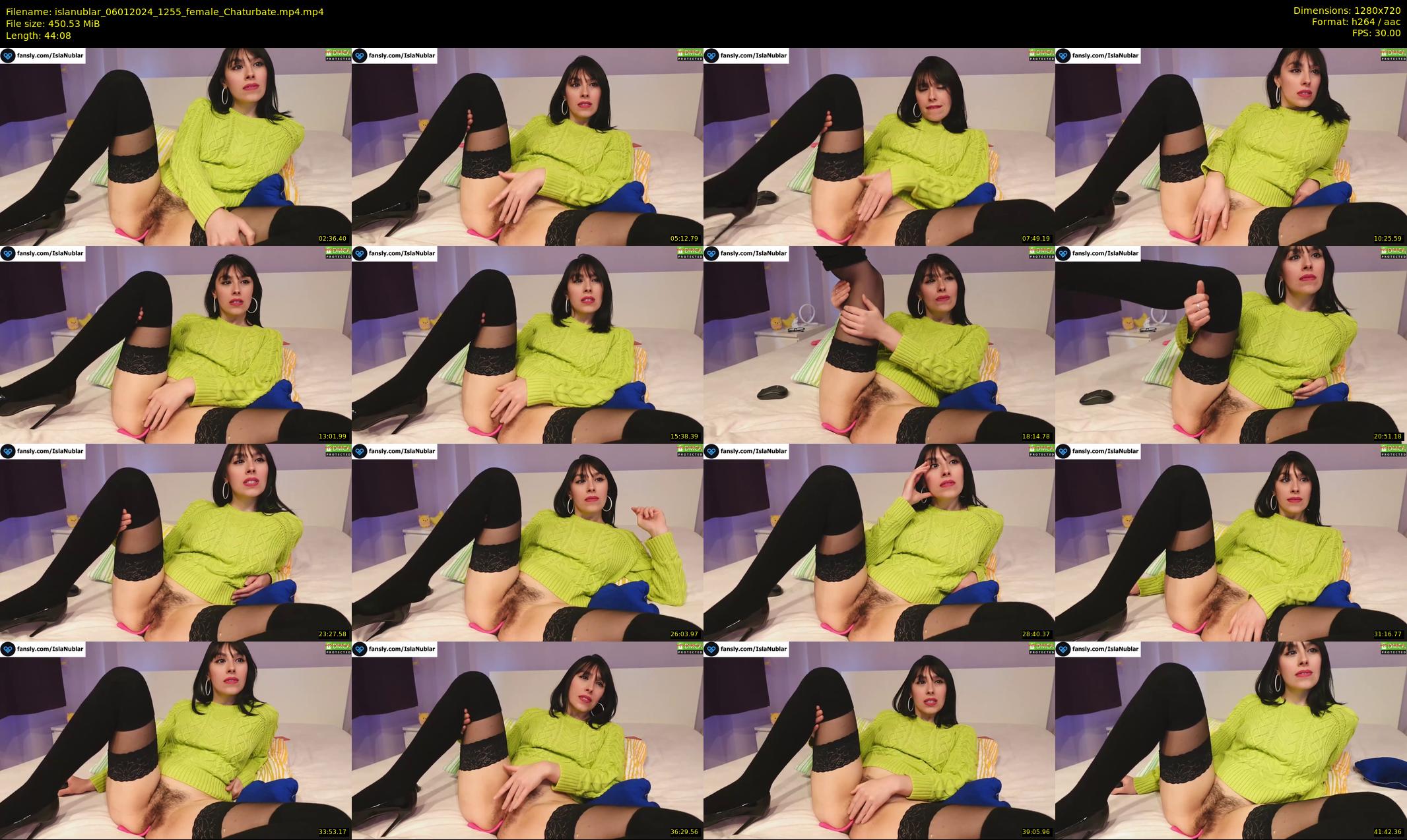 islanublar — 45 minute Chaturbate female cam show recording, 720p, Jan 6, 2024