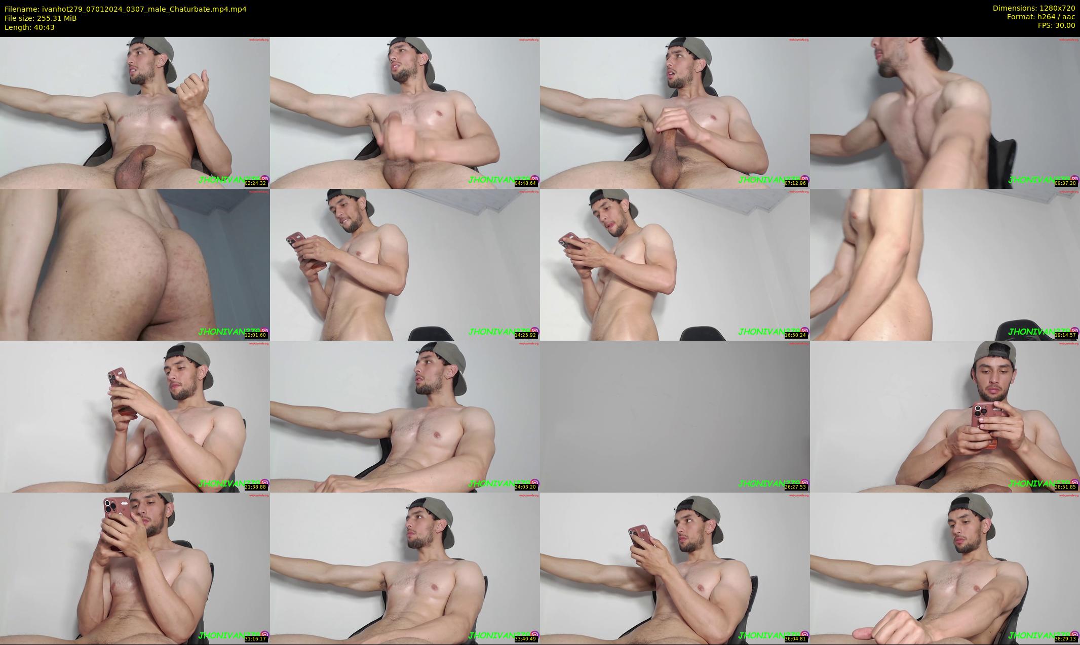 ivanhot279 — 41 minute Chaturbate male cam show recording, 720p, Jan 7, 2024