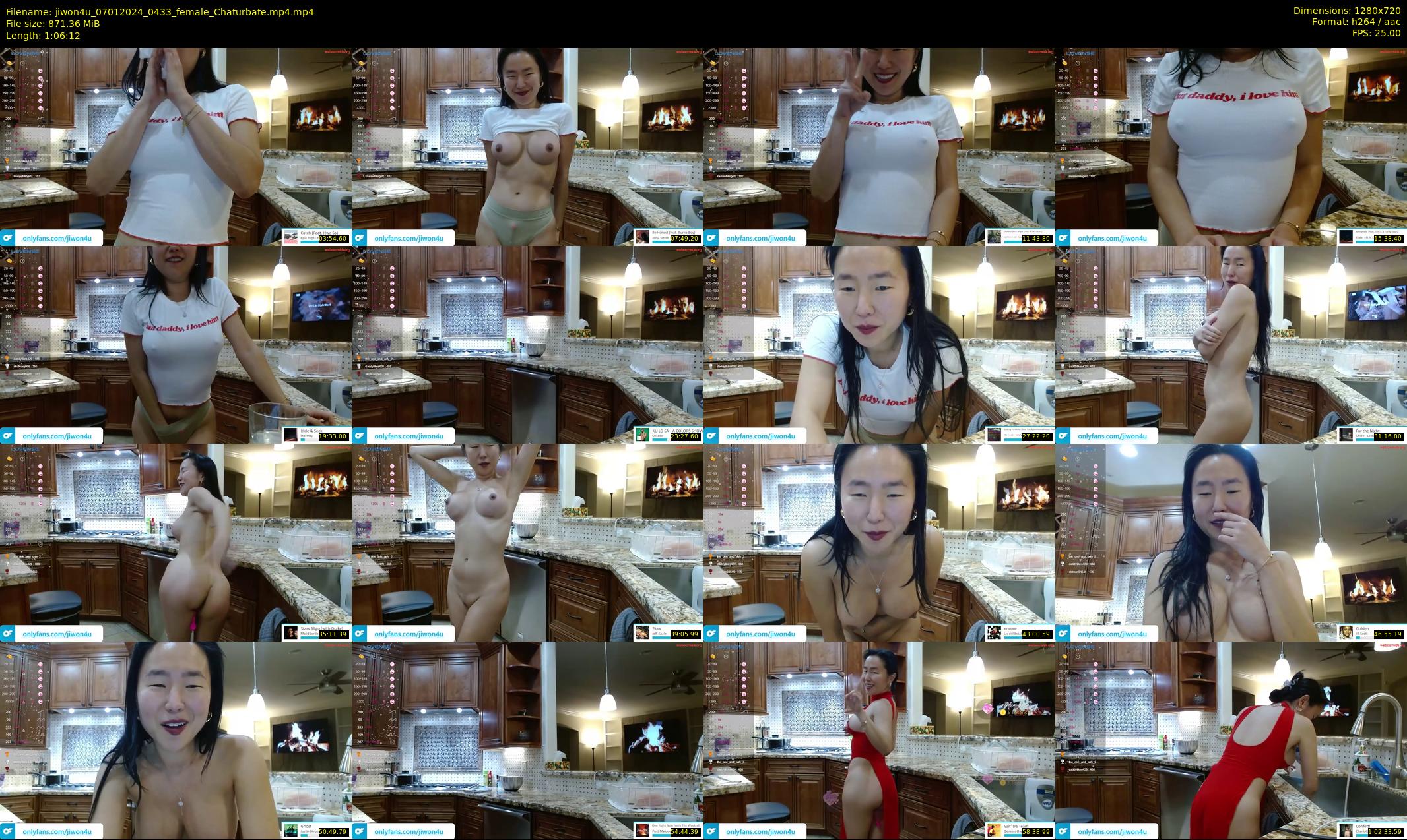jiwon4u — 67 minute Chaturbate female cam show recording, 720p, Jan 7, 2024