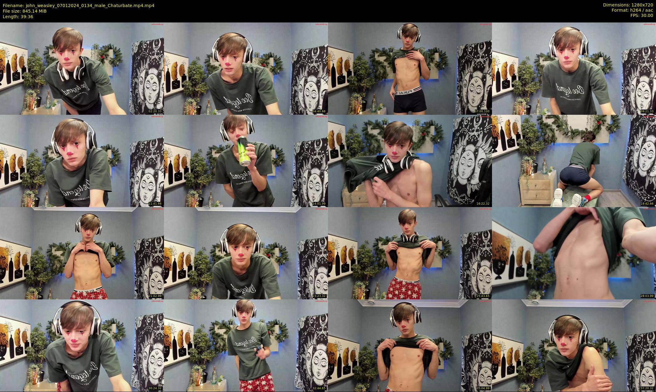 john_weasley — 40 minute Chaturbate male cam show recording, 720p, Jan 7, 2024