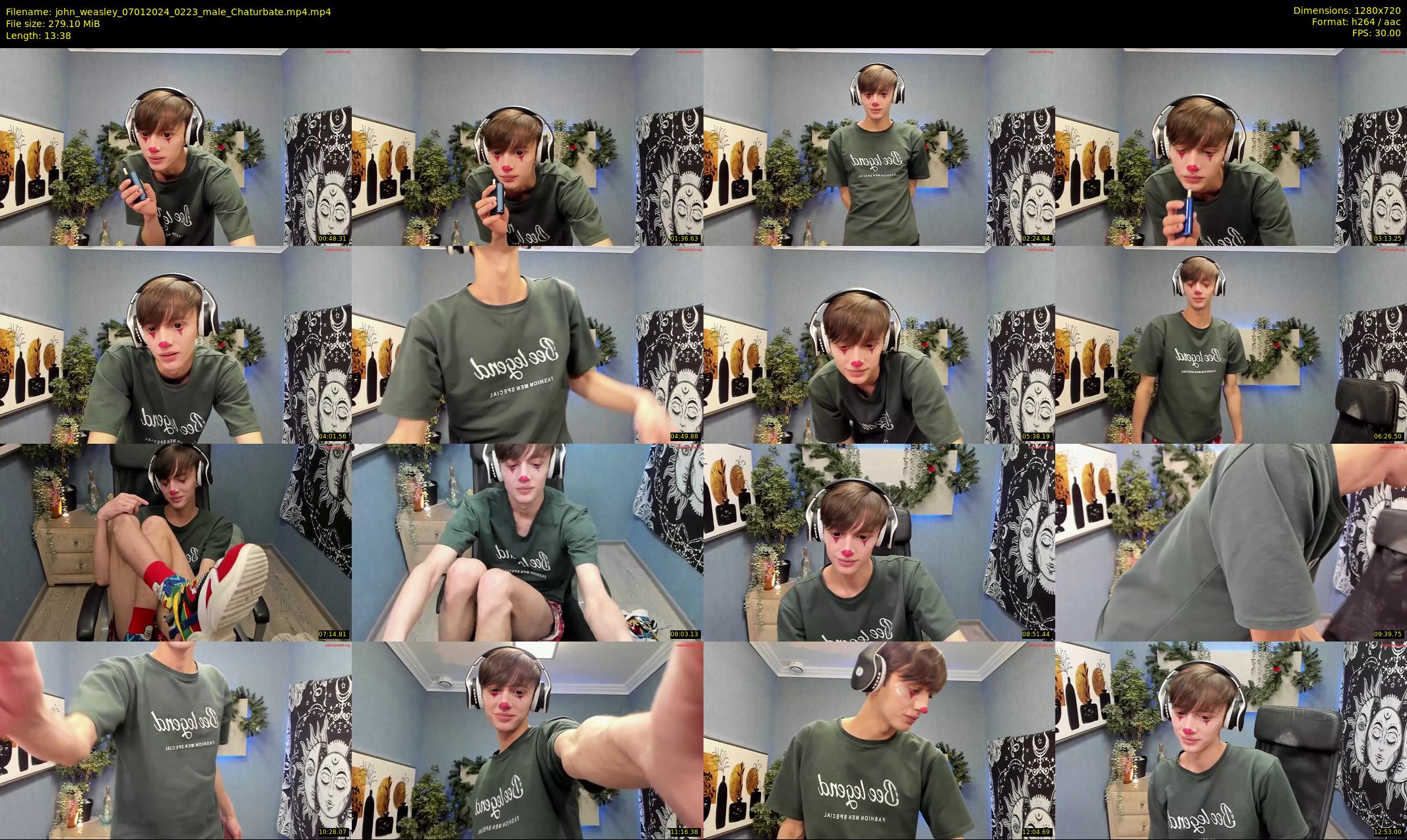 john_weasley — 14 minute Chaturbate male cam show recording, 720p, Jan 7, 2024