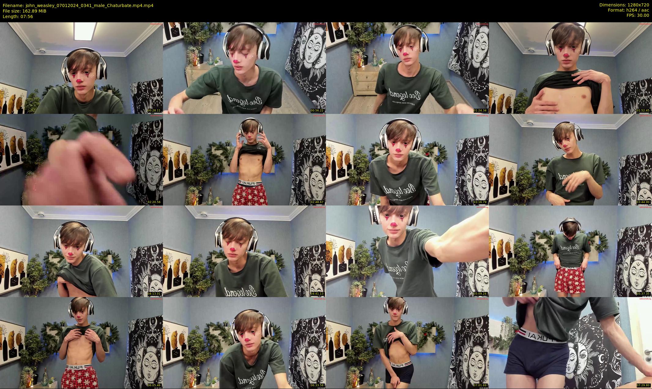 john_weasley — 8 minute Chaturbate male cam show recording, 720p, Jan 7, 2024