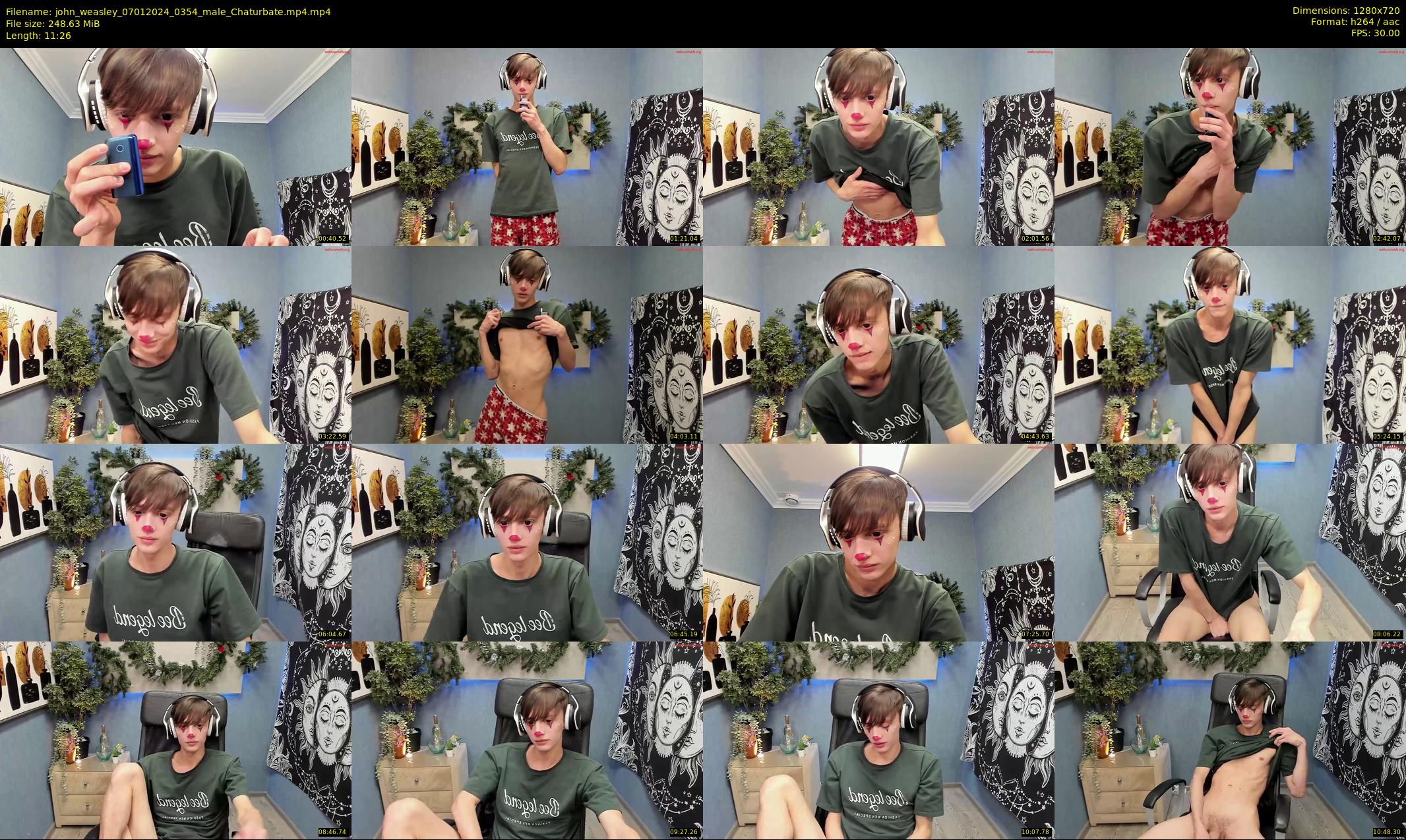 john_weasley — 12 minute Chaturbate male cam show recording, 720p, Jan 7, 2024