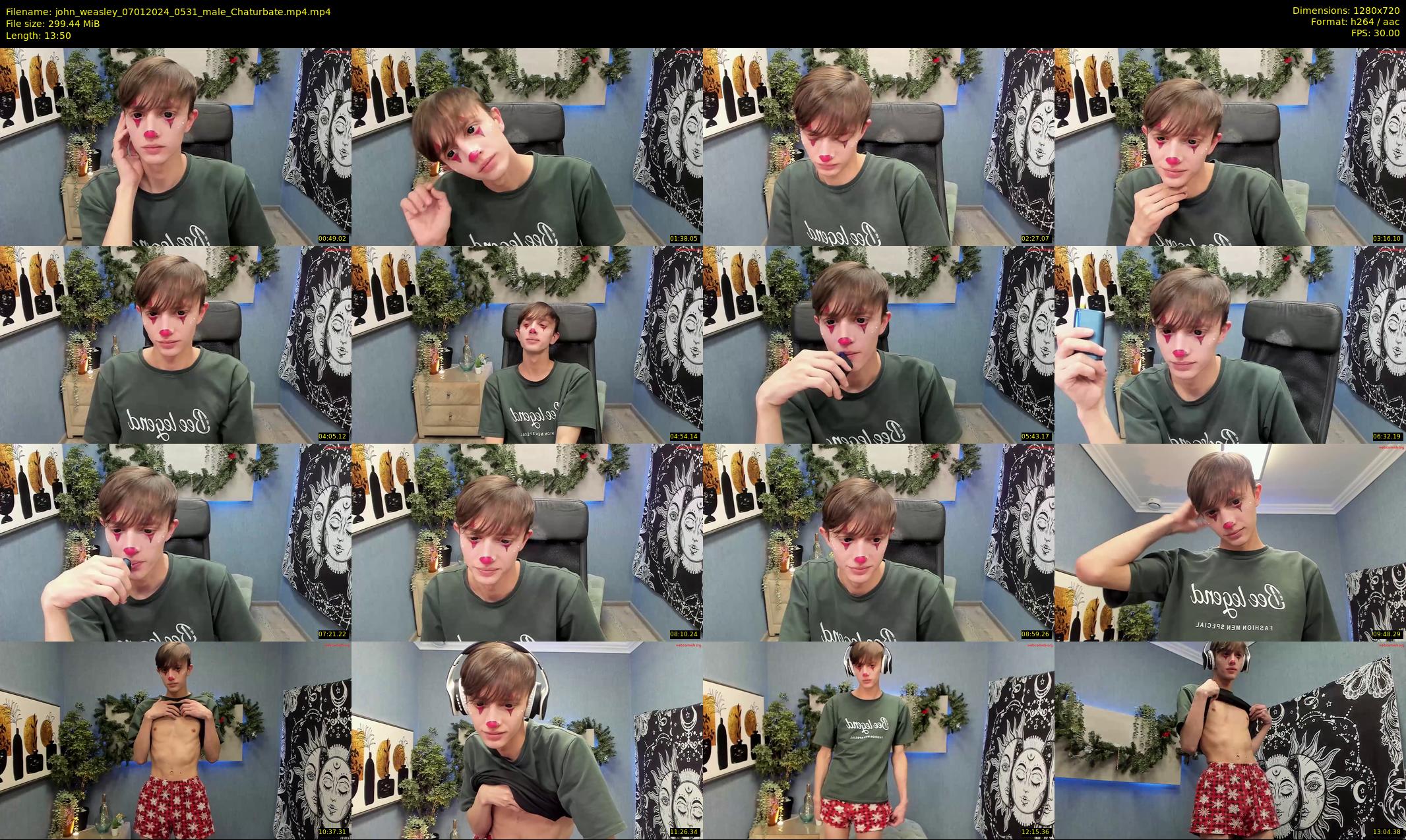 john_weasley — 14 minute Chaturbate male cam show recording, 720p, Jan 7, 2024