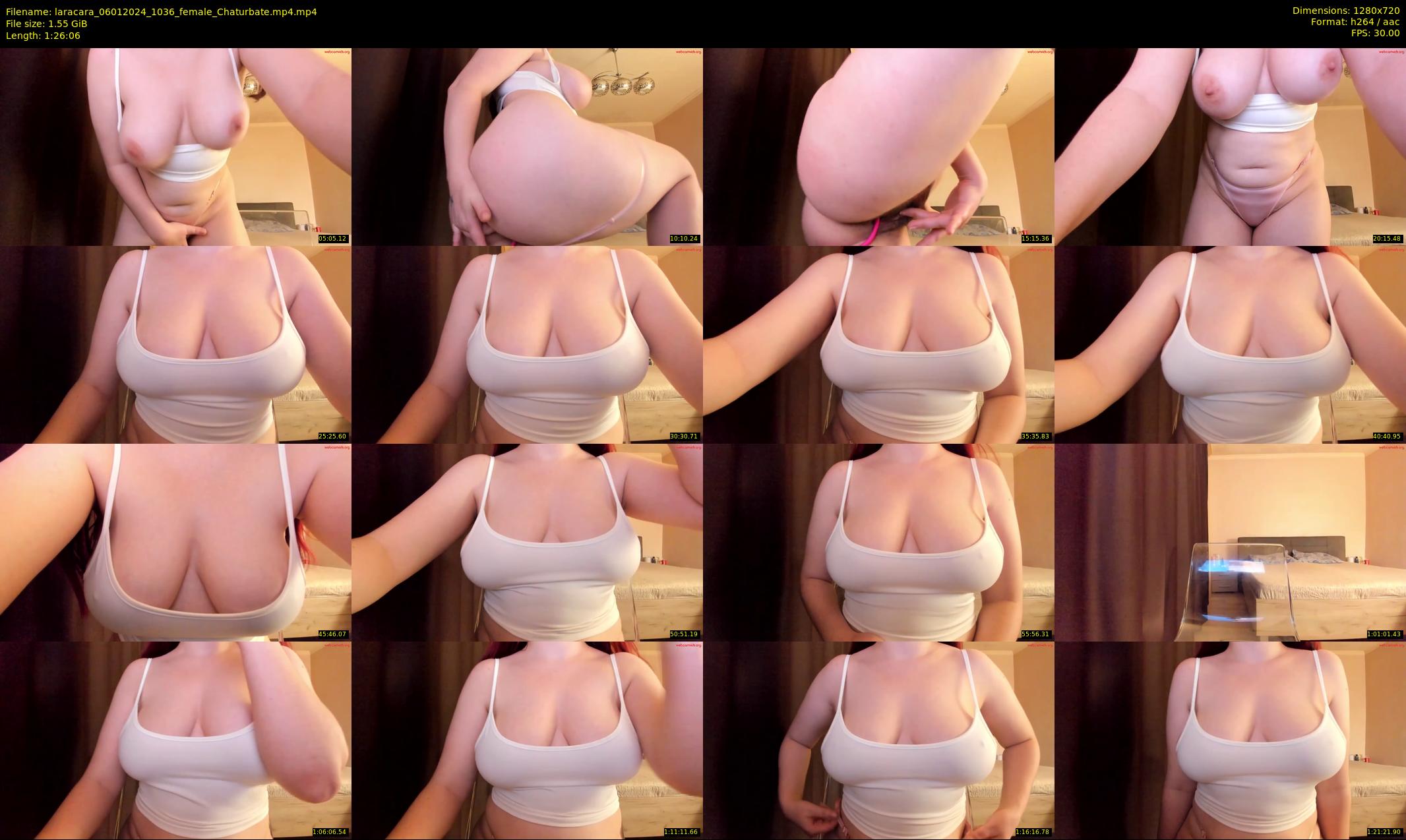 laracara — 87 minute Chaturbate female cam show recording, 720p, Jan 6, 2024