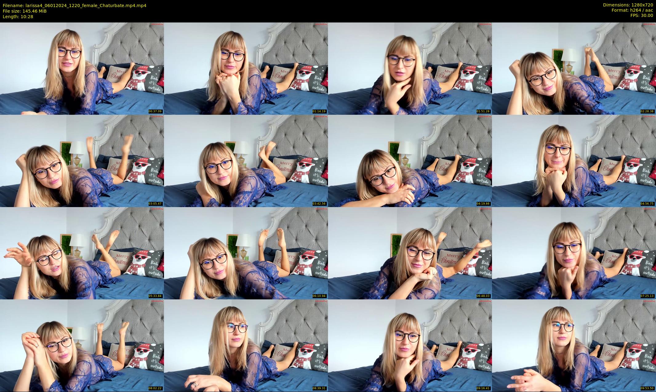 larissa4 — 11 minute Chaturbate female cam show recording, 720p, Jan 6, 2024