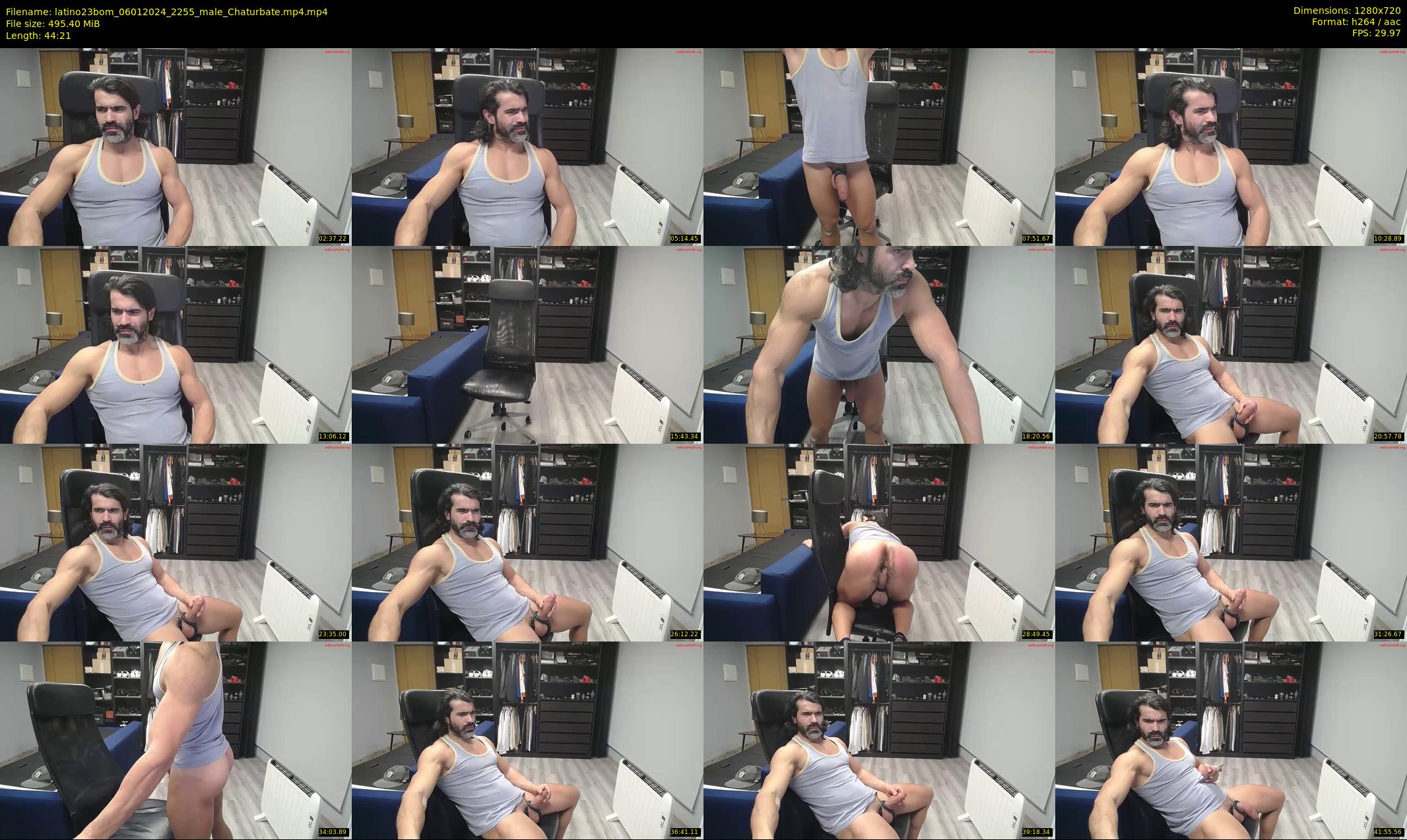 latino23bom — 45 minute Chaturbate male cam show recording, 720p, Jan 6, 2024
