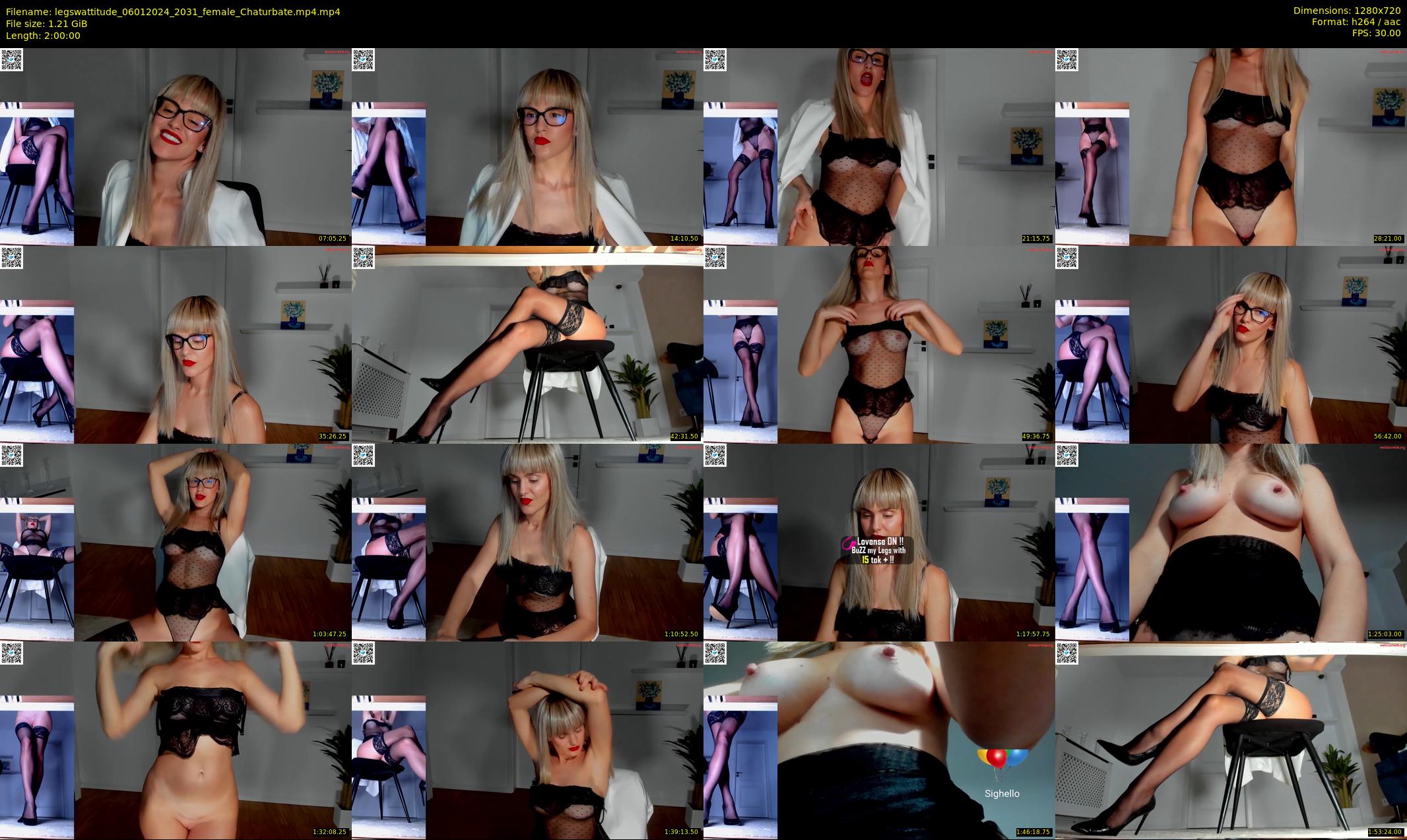 legswattitude — 120 minute Chaturbate female cam show recording, 720p, Jan 6, 2024
