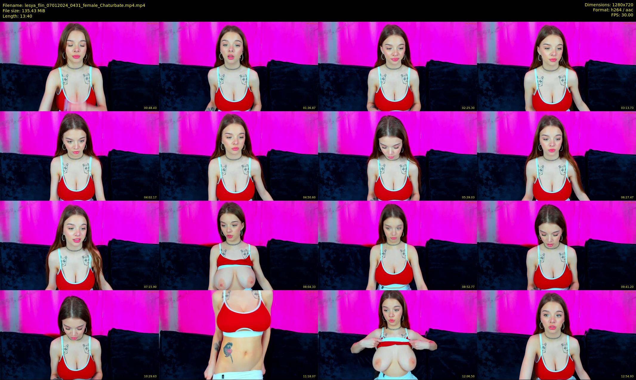 lesya_flin — 14 minute Chaturbate female cam show recording, 720p, Jan 7, 2024