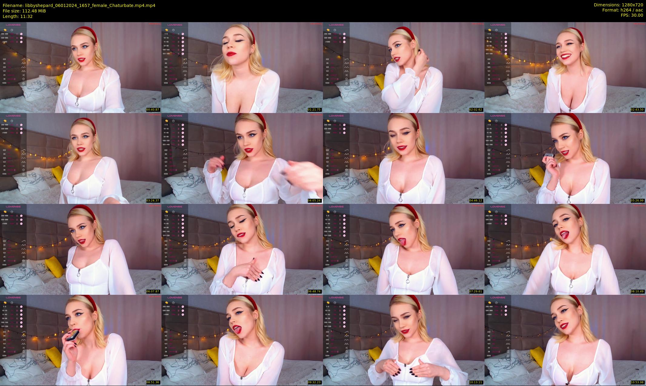 libbyshepard — 12 minute Chaturbate female cam show recording, 720p, Jan 6, 2024