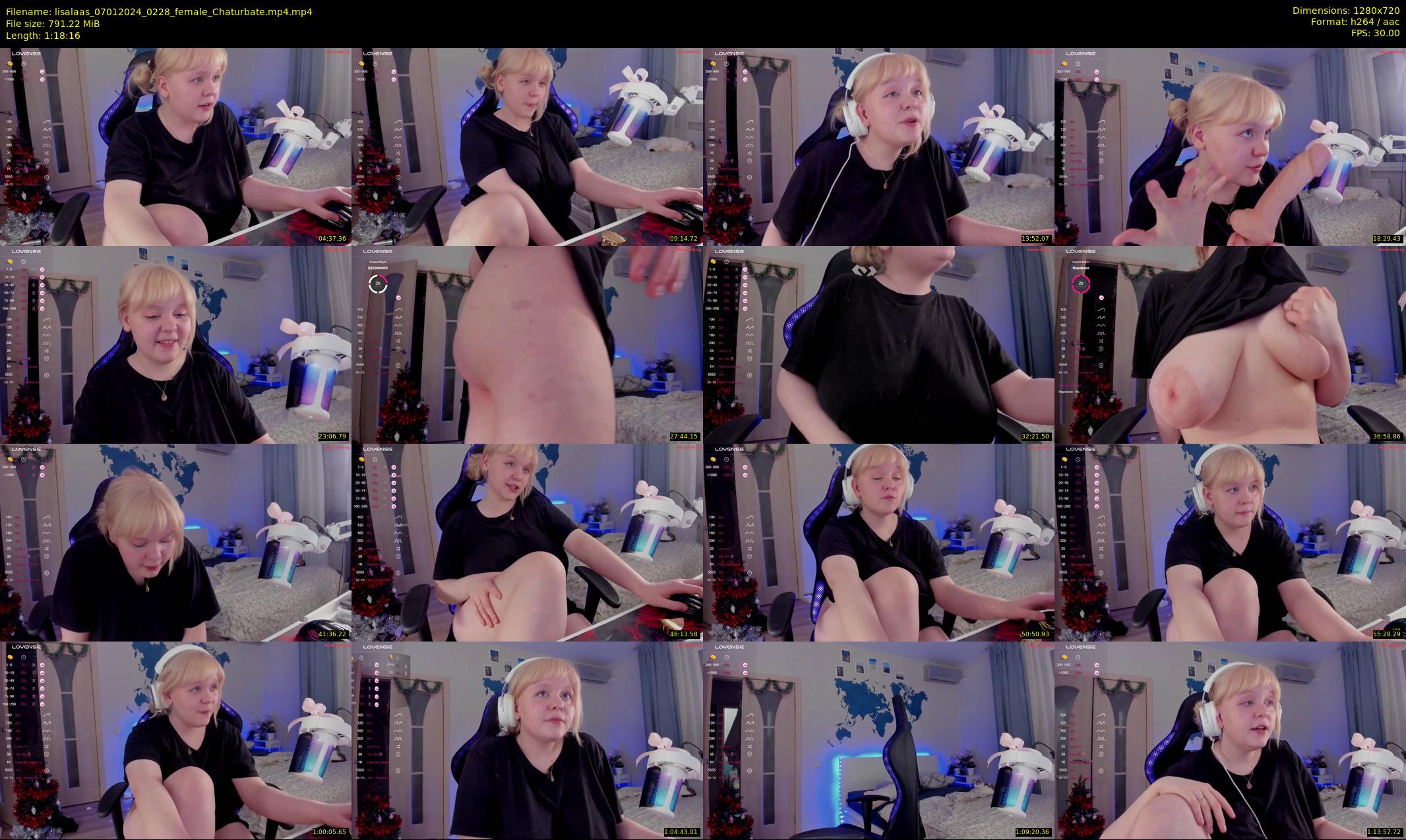lisalaas — 79 minute Chaturbate female cam show recording, 720p, Jan 7, 2024