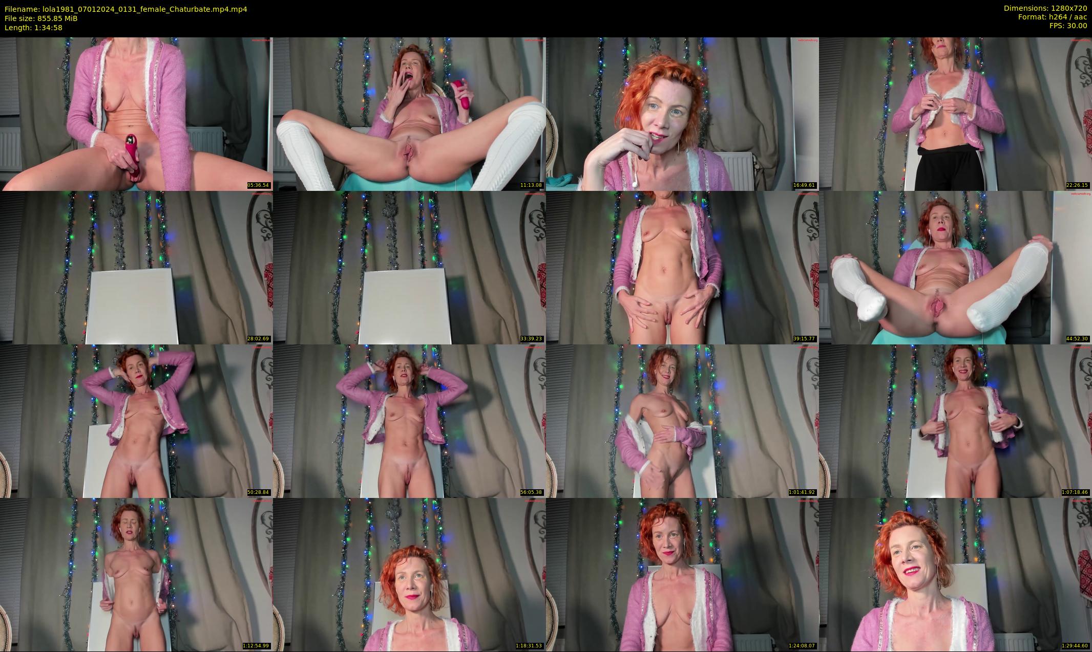 lola1981 — 95 minute Chaturbate female cam show recording, 720p, Jan 7, 2024