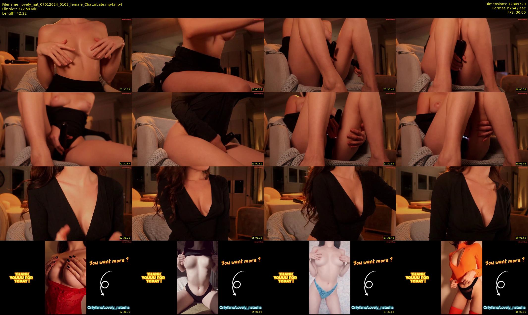 lovely_nat — 43 minute Chaturbate female cam show recording, 720p, Jan 7, 2024