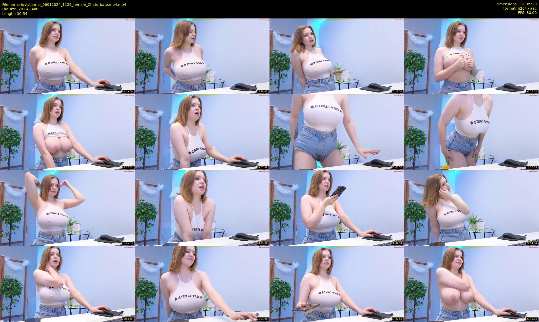lovlybambi — 31 minute Chaturbate female cam show recording, 720p, Jan 6, 2024
