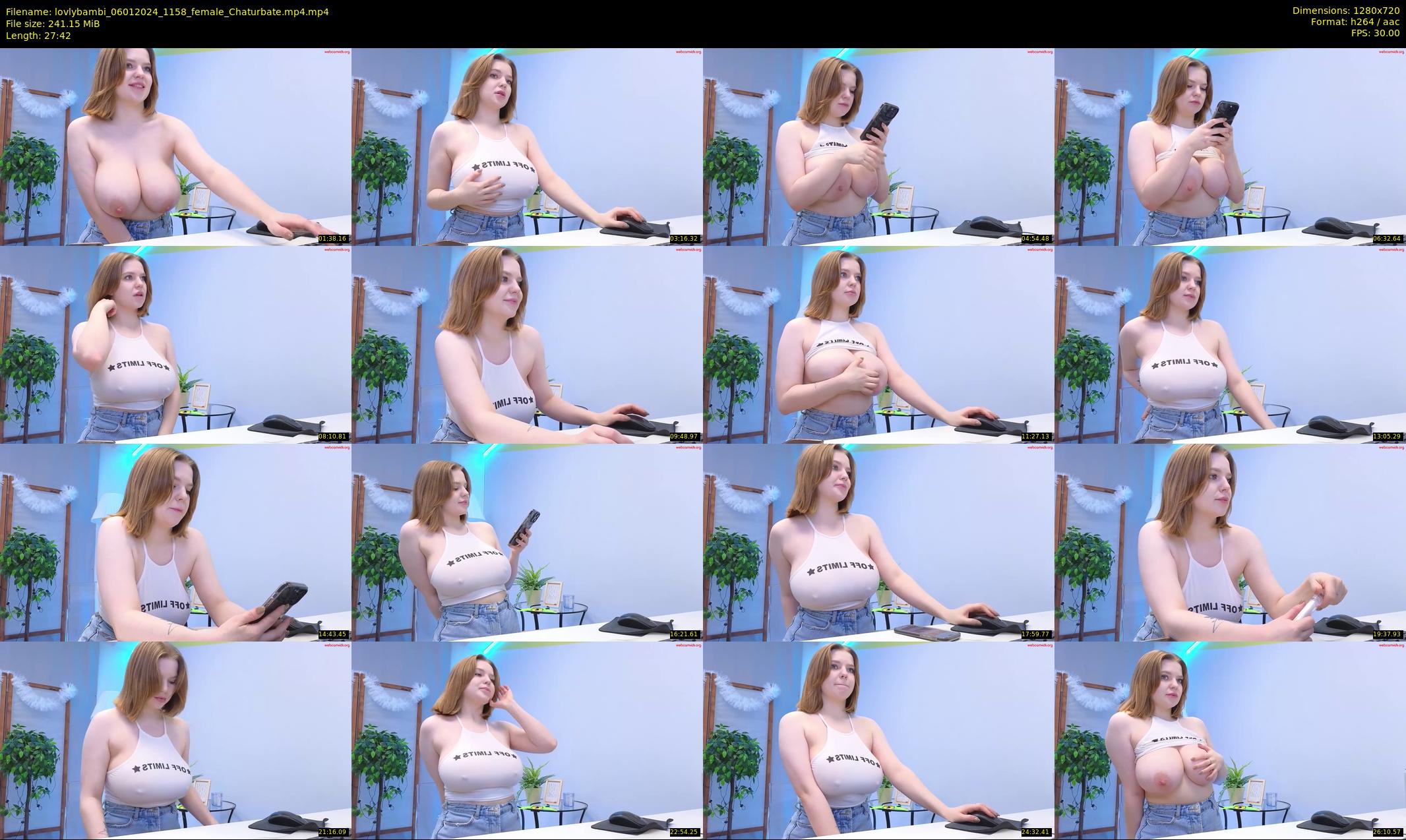 lovlybambi — 28 minute Chaturbate female cam show recording, 720p, Jan 6, 2024