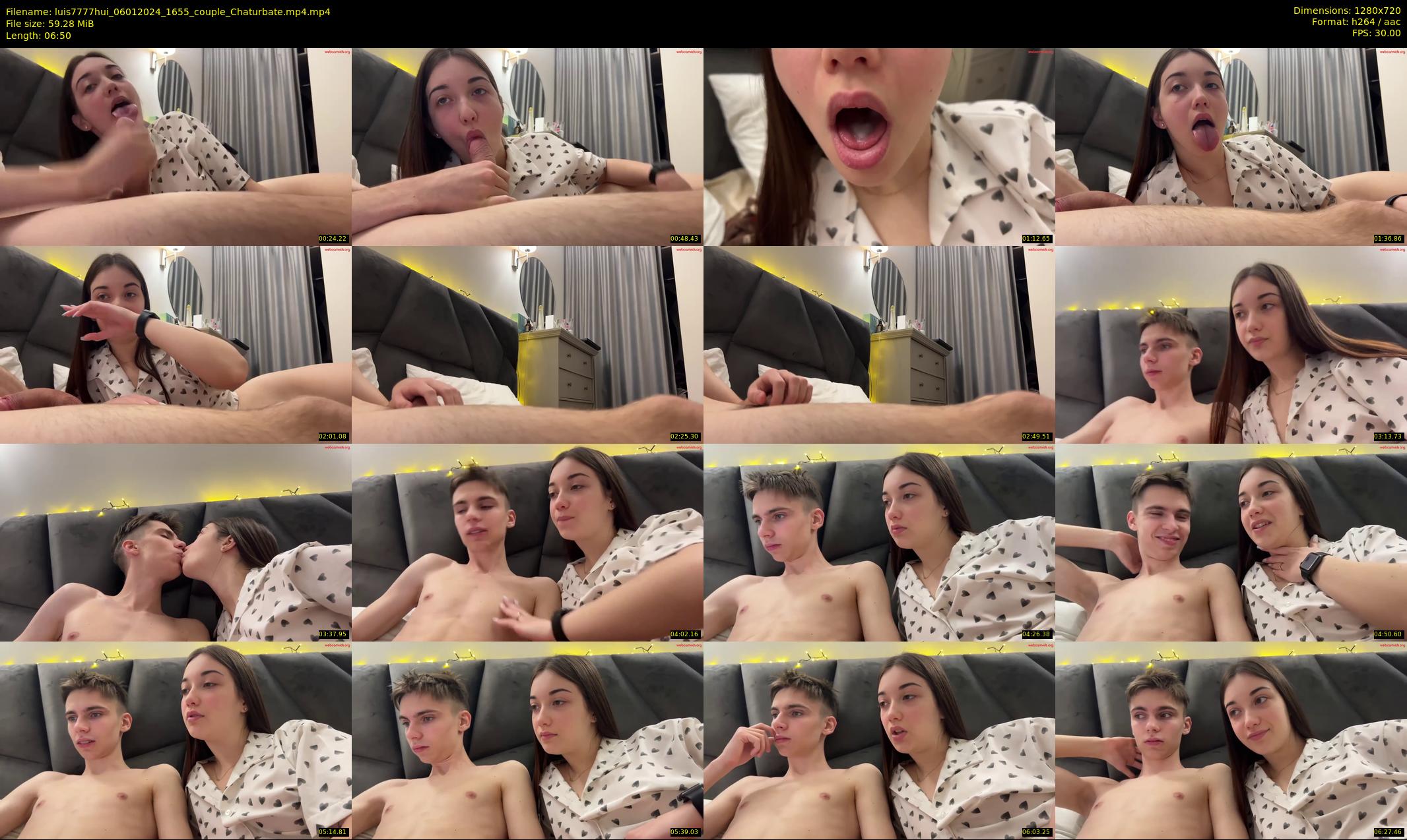luis7777hui — 7 minute Chaturbate couple cam show recording, 720p, Jan 6, 2024