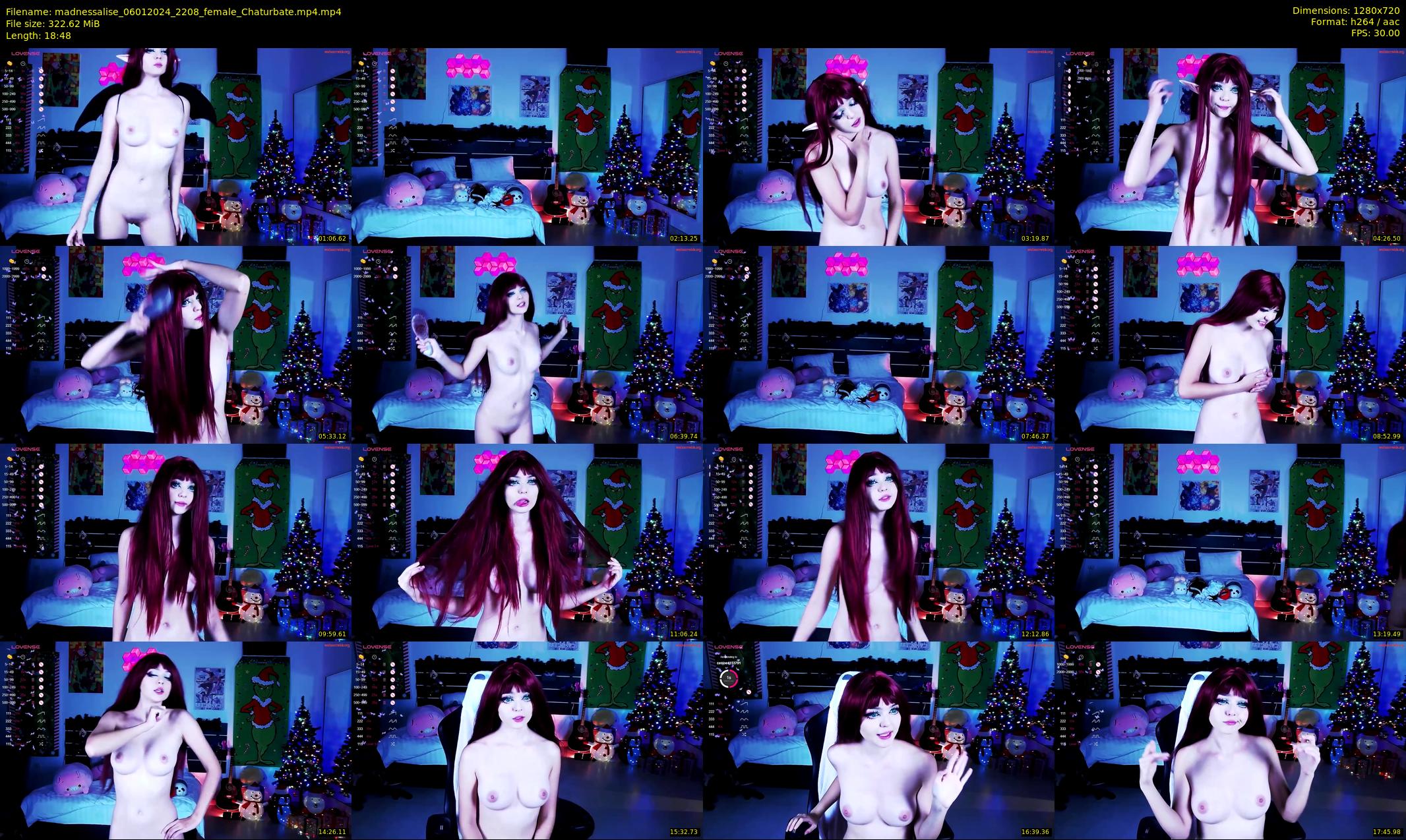 madnessalise — 19 minute Chaturbate female cam show recording, 720p, Jan 6, 2024