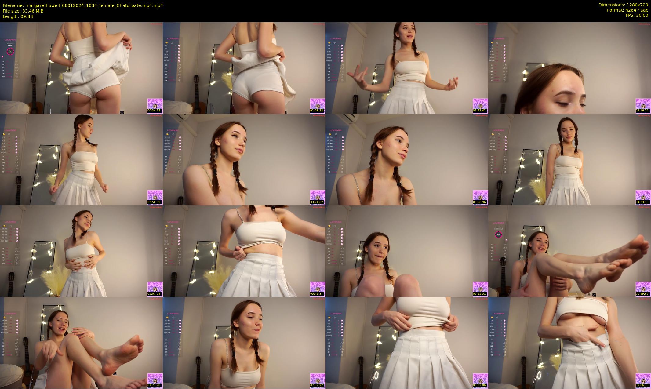 margarethowell — 10 minute Chaturbate female cam show recording, 720p, Jan 6, 2024