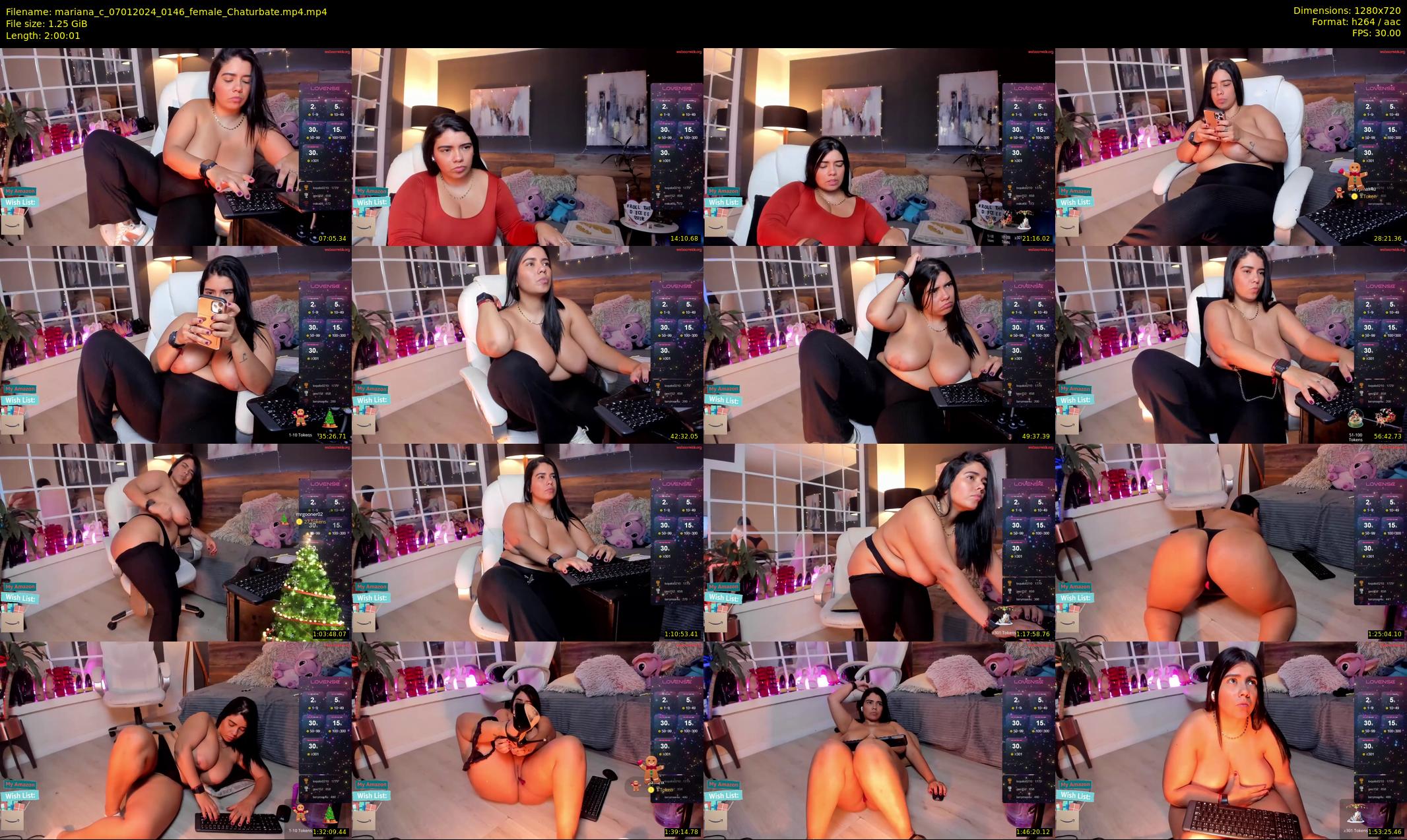 mariana_c — 121 minute Chaturbate female cam show recording, 720p, Jan 7, 2024