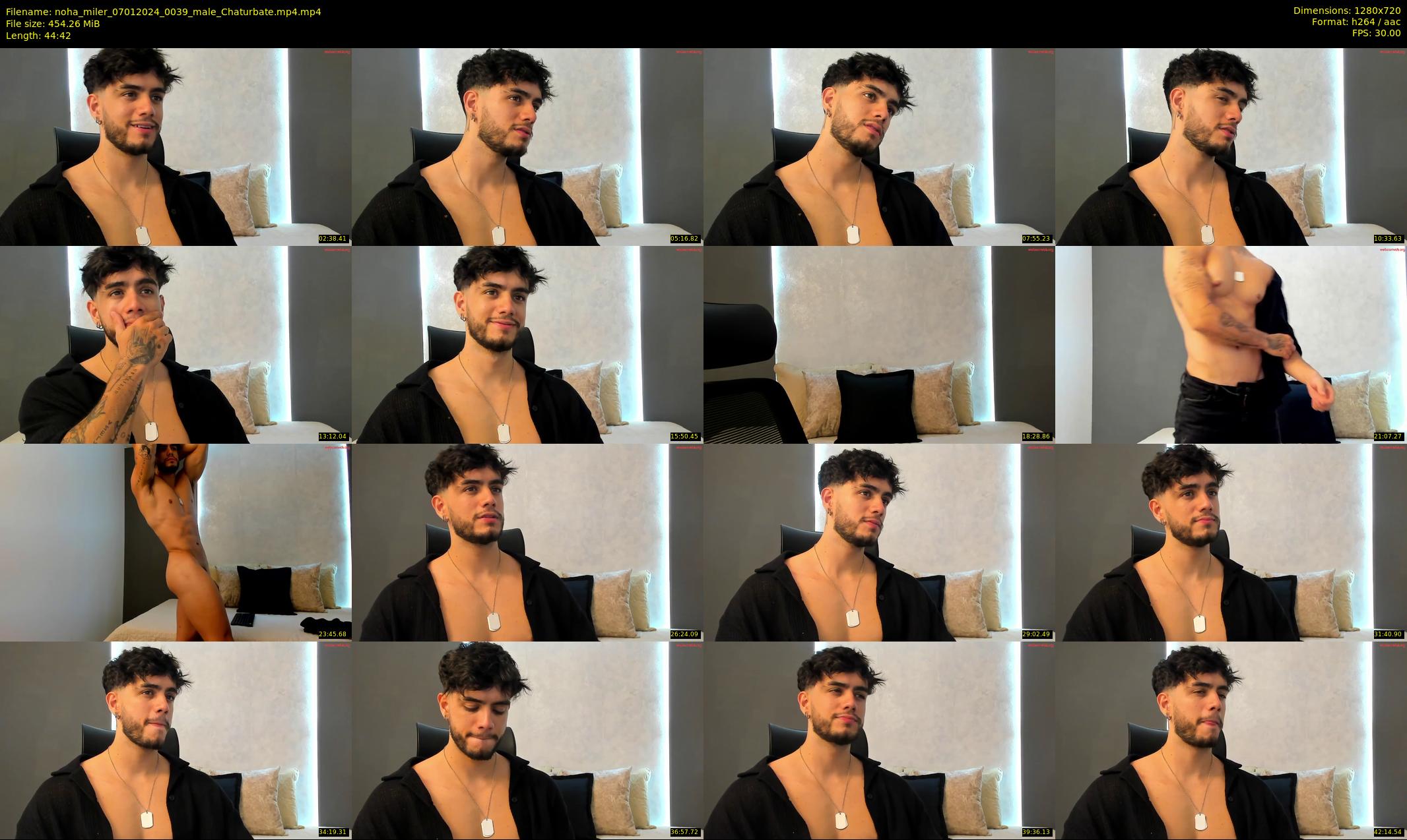 noha_miler — 45 minute Chaturbate male cam show recording, 720p, Jan 7, 2024