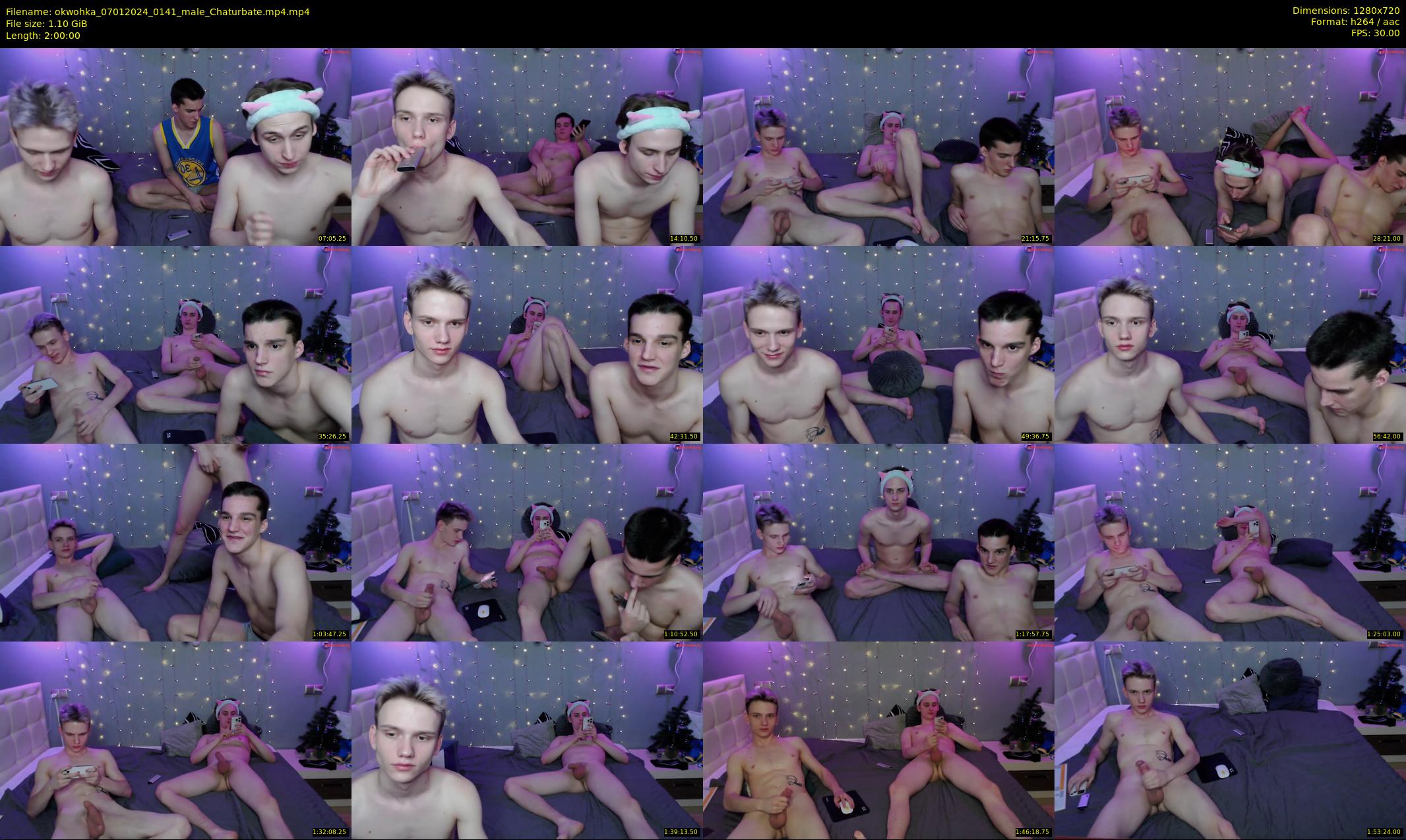 okwohka — 120 minute Chaturbate couple cam show recording, 720p, Jan 7, 2024