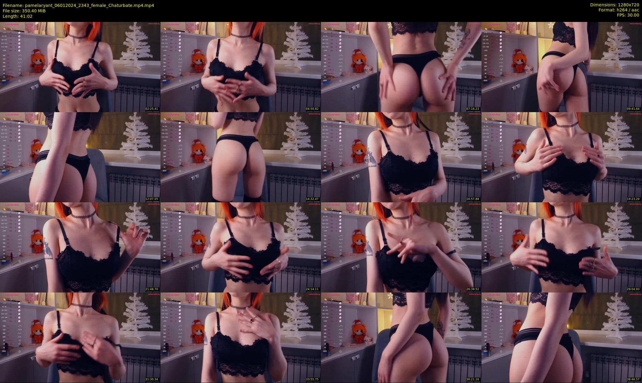 pamelaryant — 42 minute Chaturbate female cam show recording, 720p, Jan 6, 2024