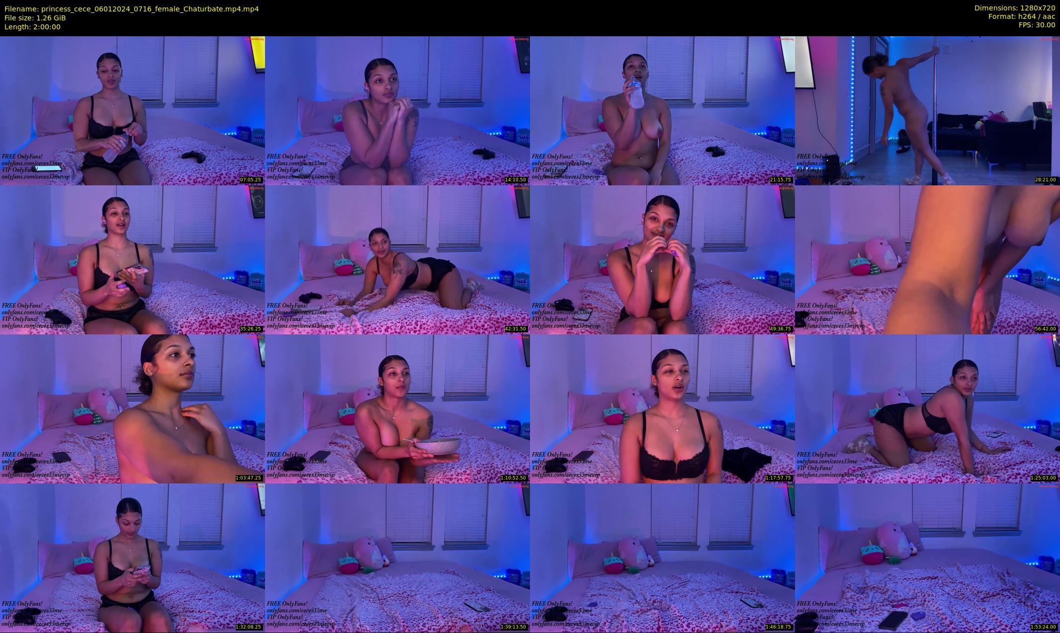 princess_cece — 120 minute Chaturbate female cam show recording, 720p, Jan 6, 2024