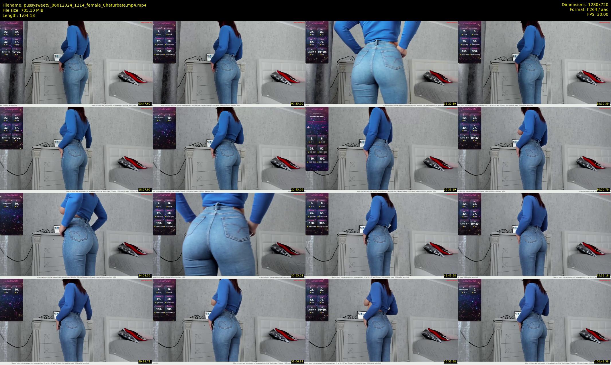 pussysweet9 — 65 minute Chaturbate female cam show recording, 720p, Jan 6, 2024
