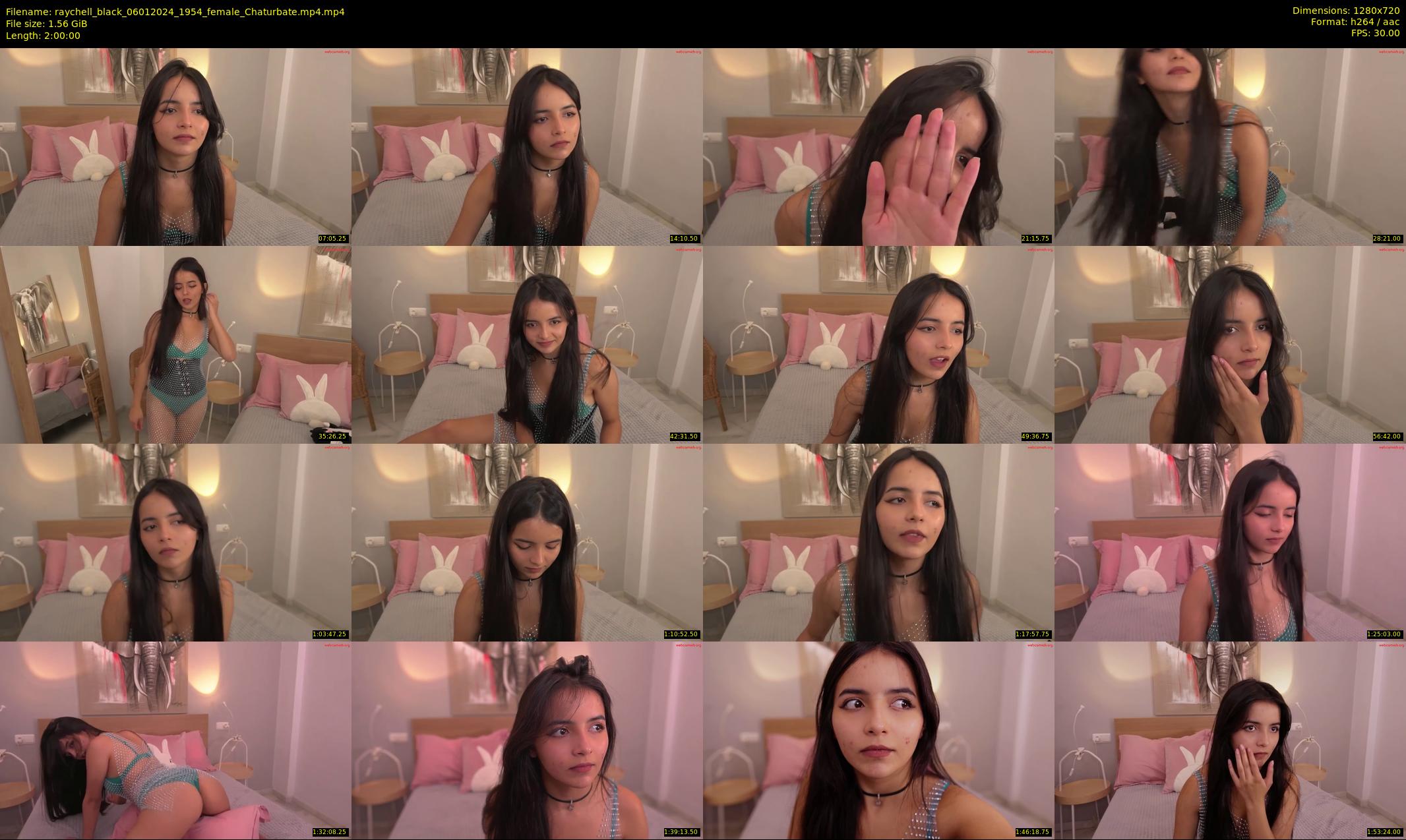 raychell_black — 120 minute Chaturbate female cam show recording, 720p, Jan 6, 2024