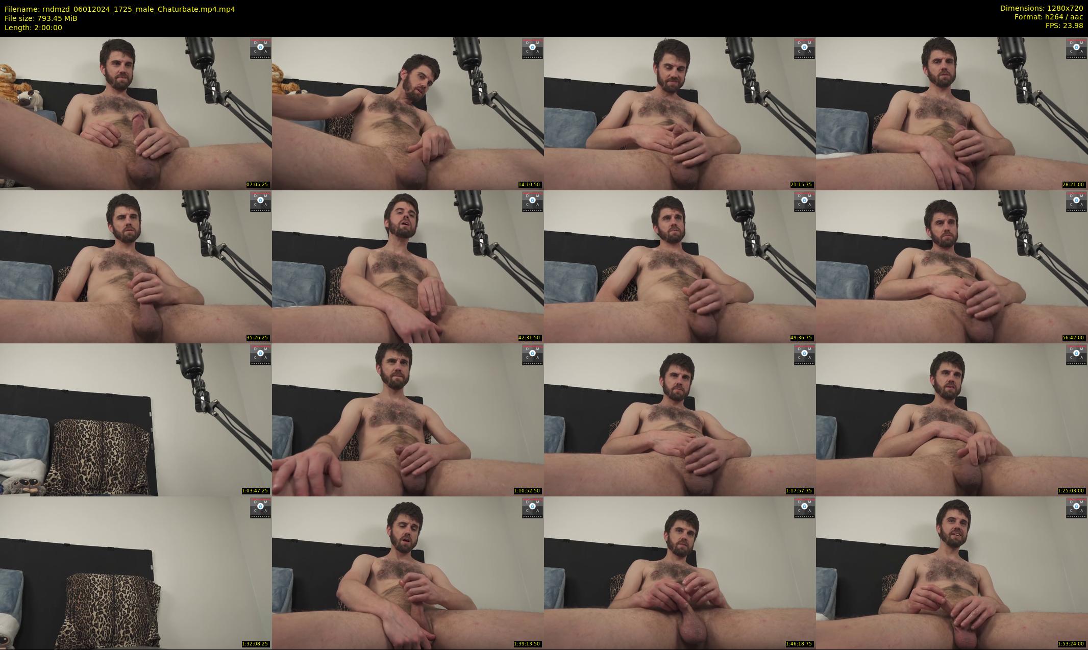 rndmzd — 120 minute Chaturbate male cam show recording, 720p, Jan 6, 2024