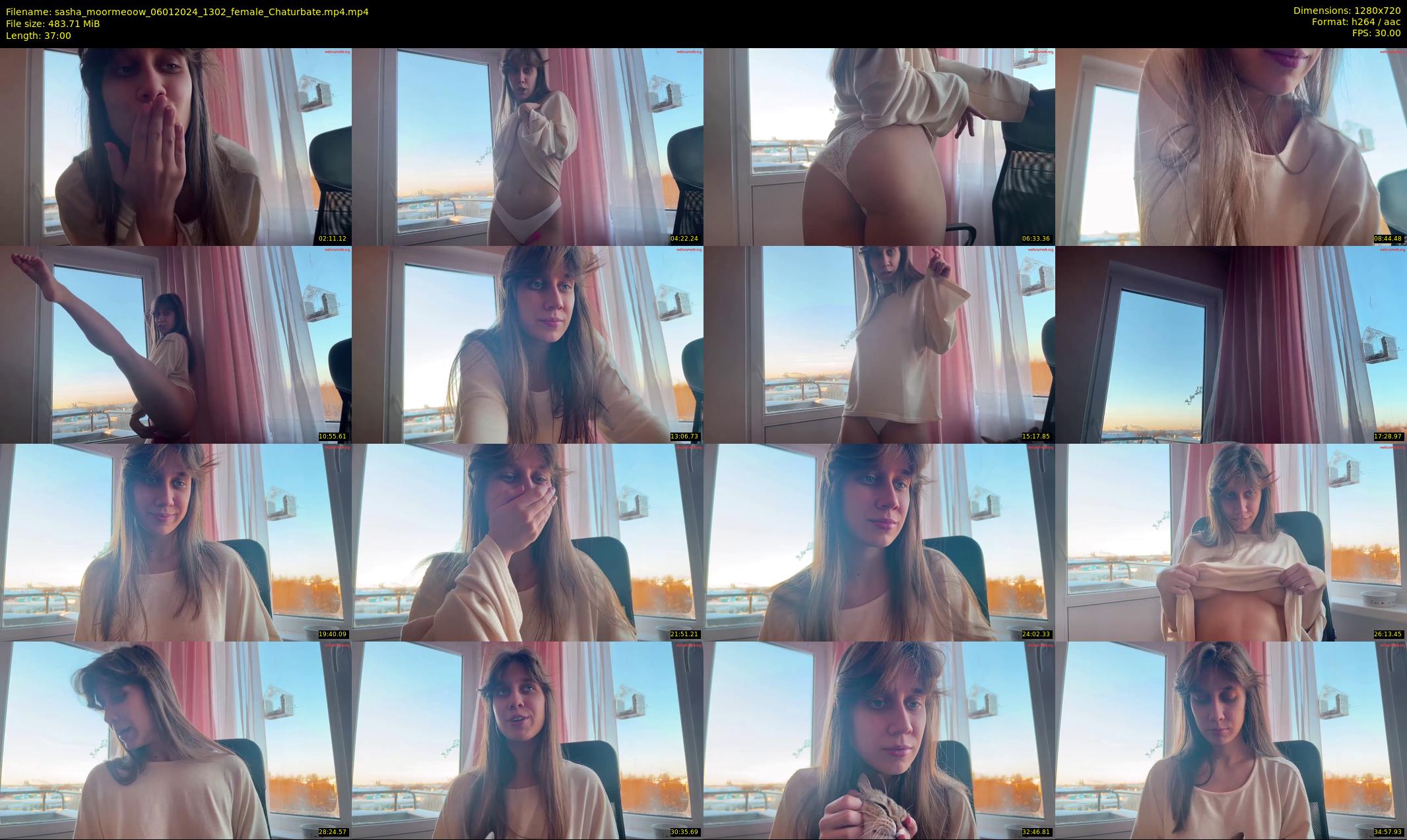 sasha_moormeoow — 37 minute Chaturbate female cam show recording, 720p, Jan 6, 2024