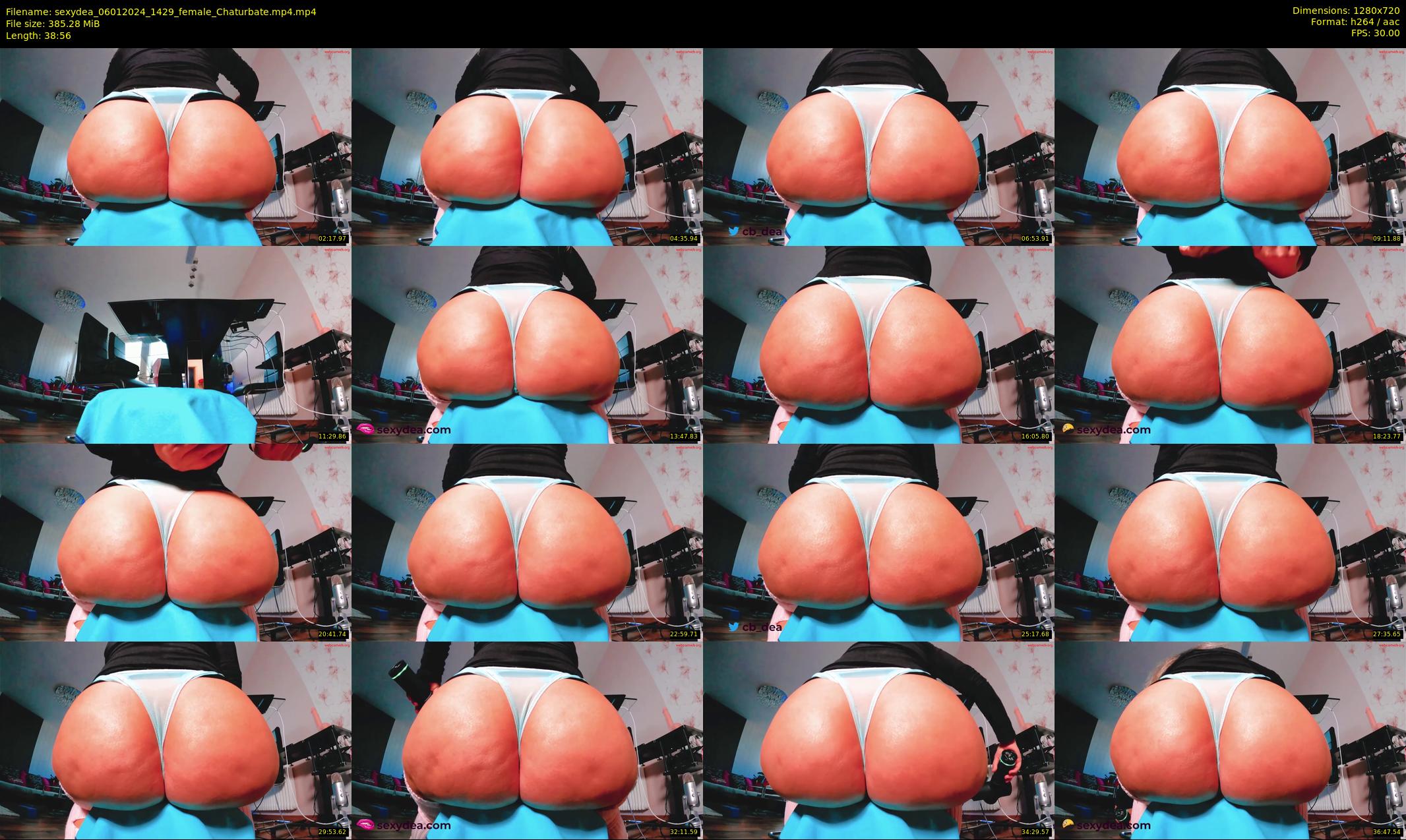 sexydea — 39 minute Chaturbate female cam show recording, 720p, Jan 6, 2024