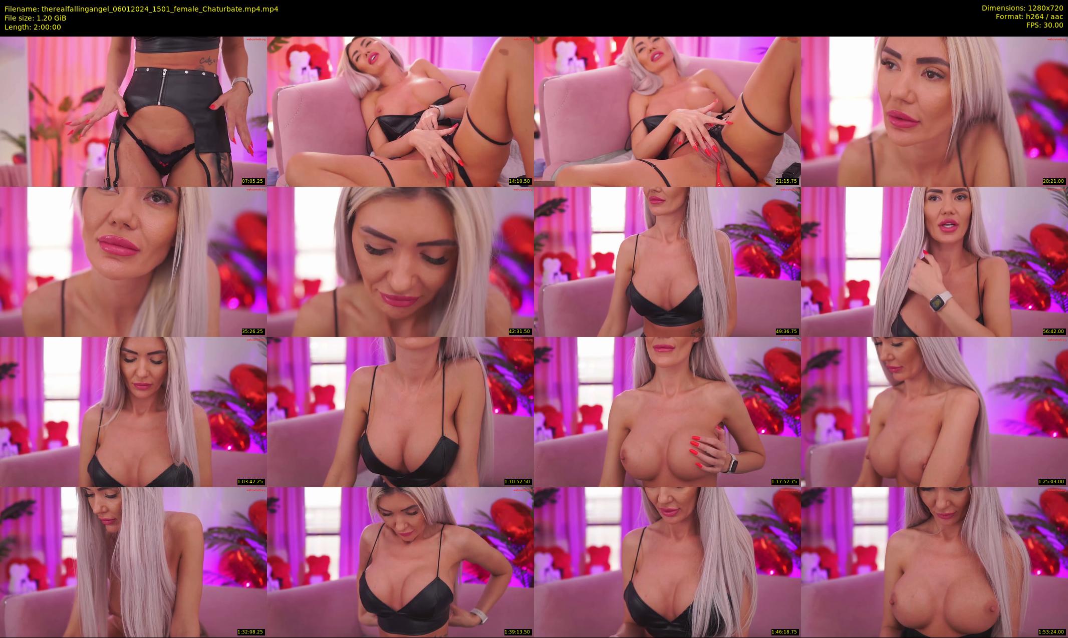 therealfallingangel — 120 minute Chaturbate female cam show recording, 720p, Jan 6, 2024