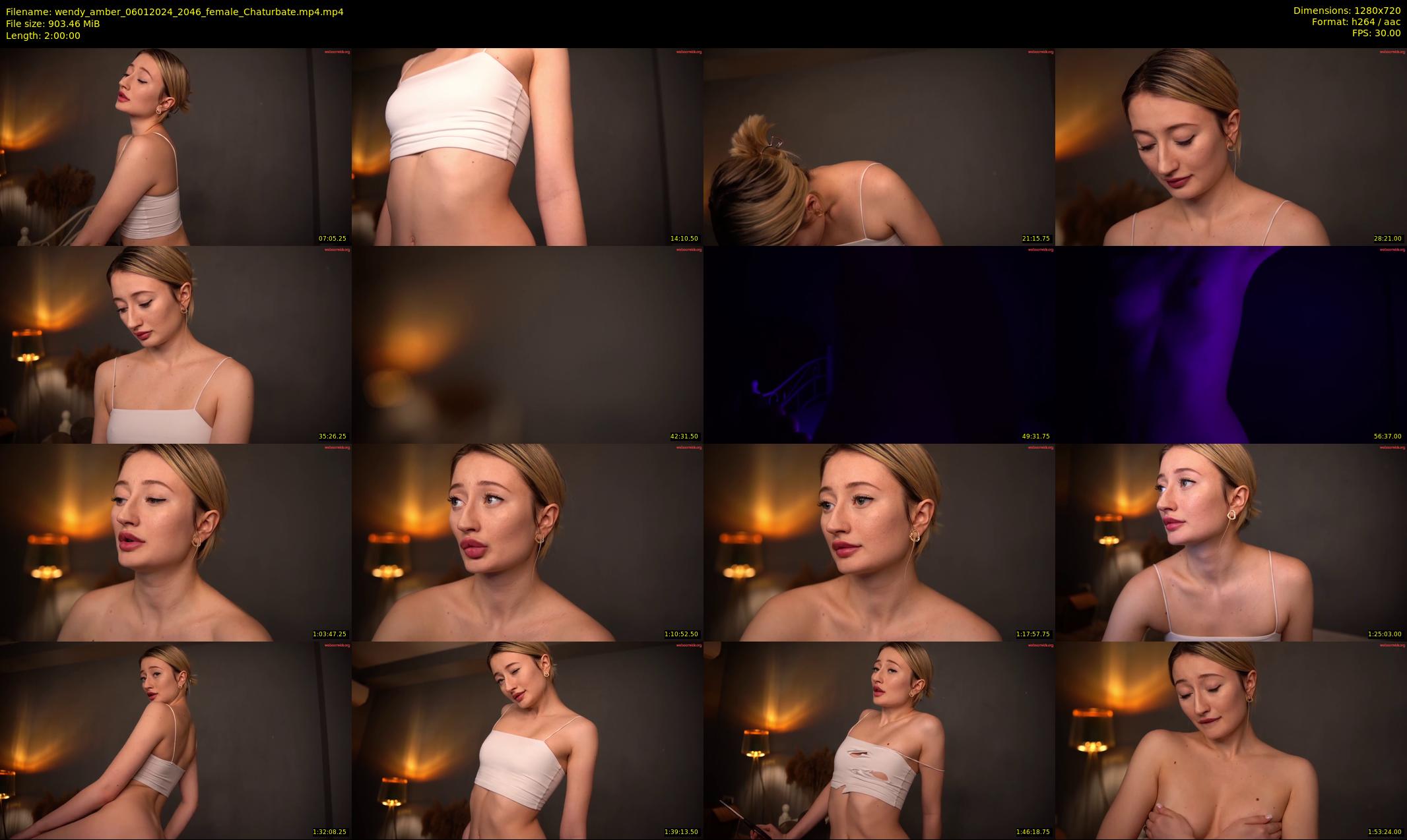 wendy_amber — 120 minute Chaturbate female cam show recording, 720p, Jan 6, 2024