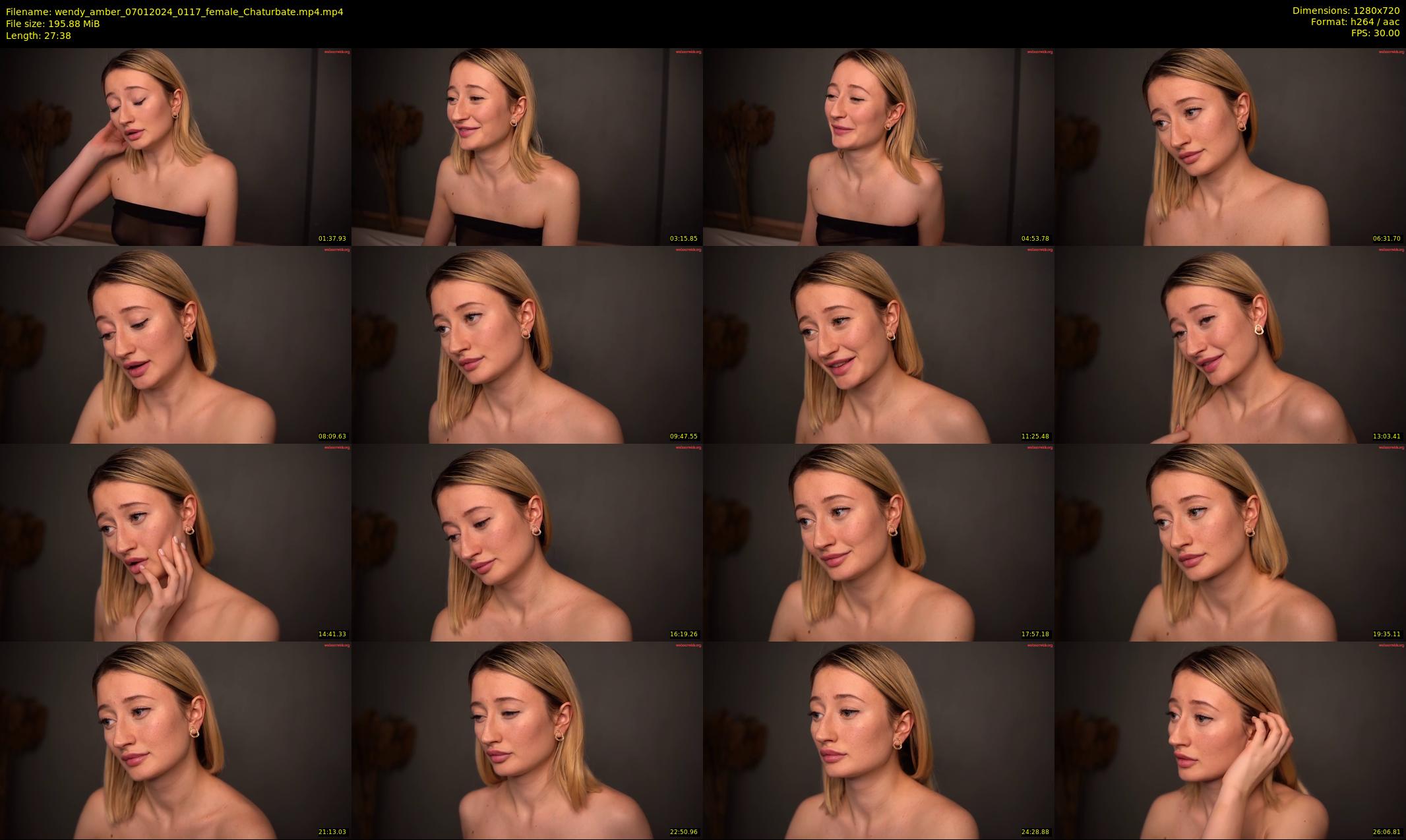 wendy_amber — 28 minute Chaturbate female cam show recording, 720p, Jan 7, 2024