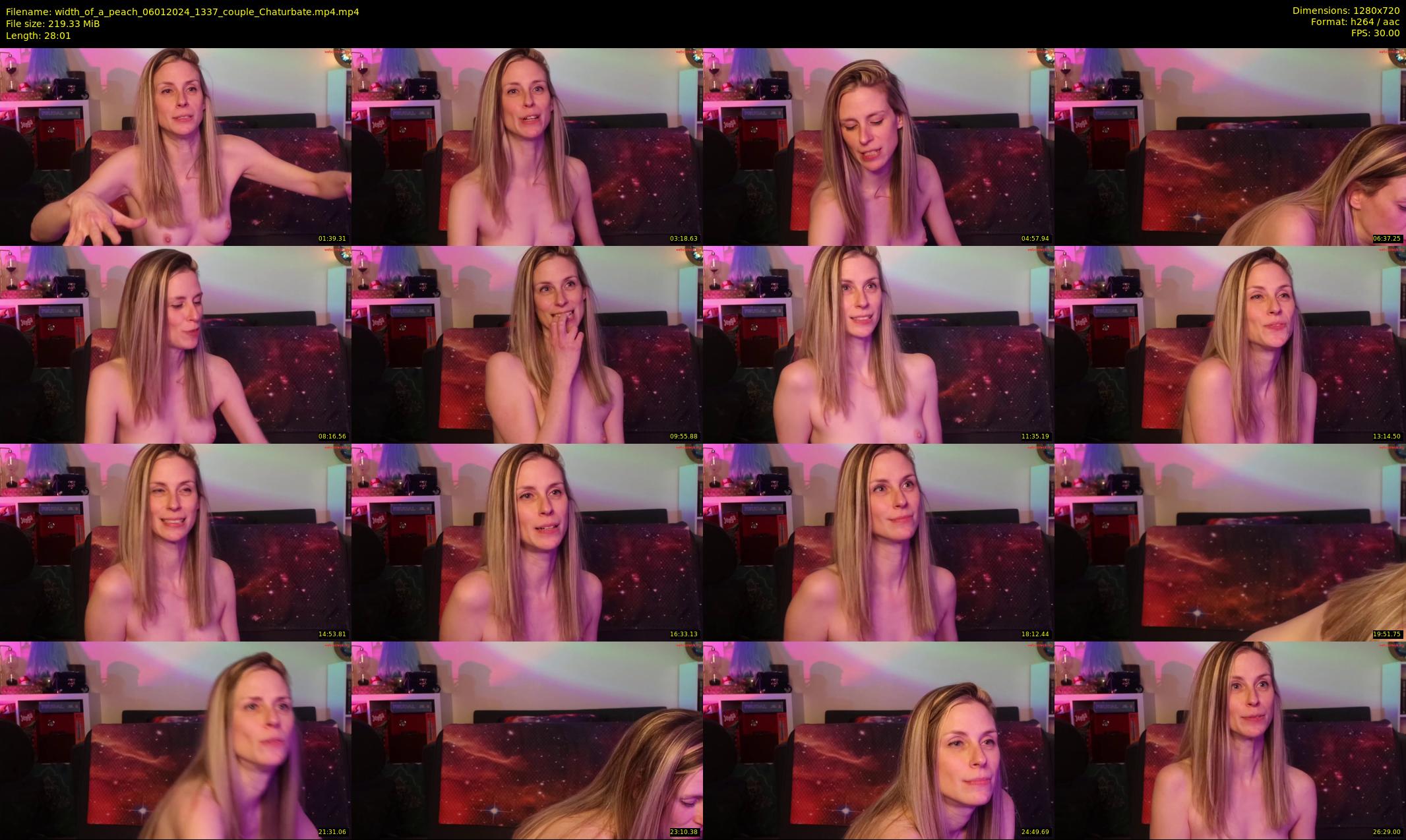 width_of_a_peach — 29 minute Chaturbate couple cam show recording, 720p, Jan 6, 2024