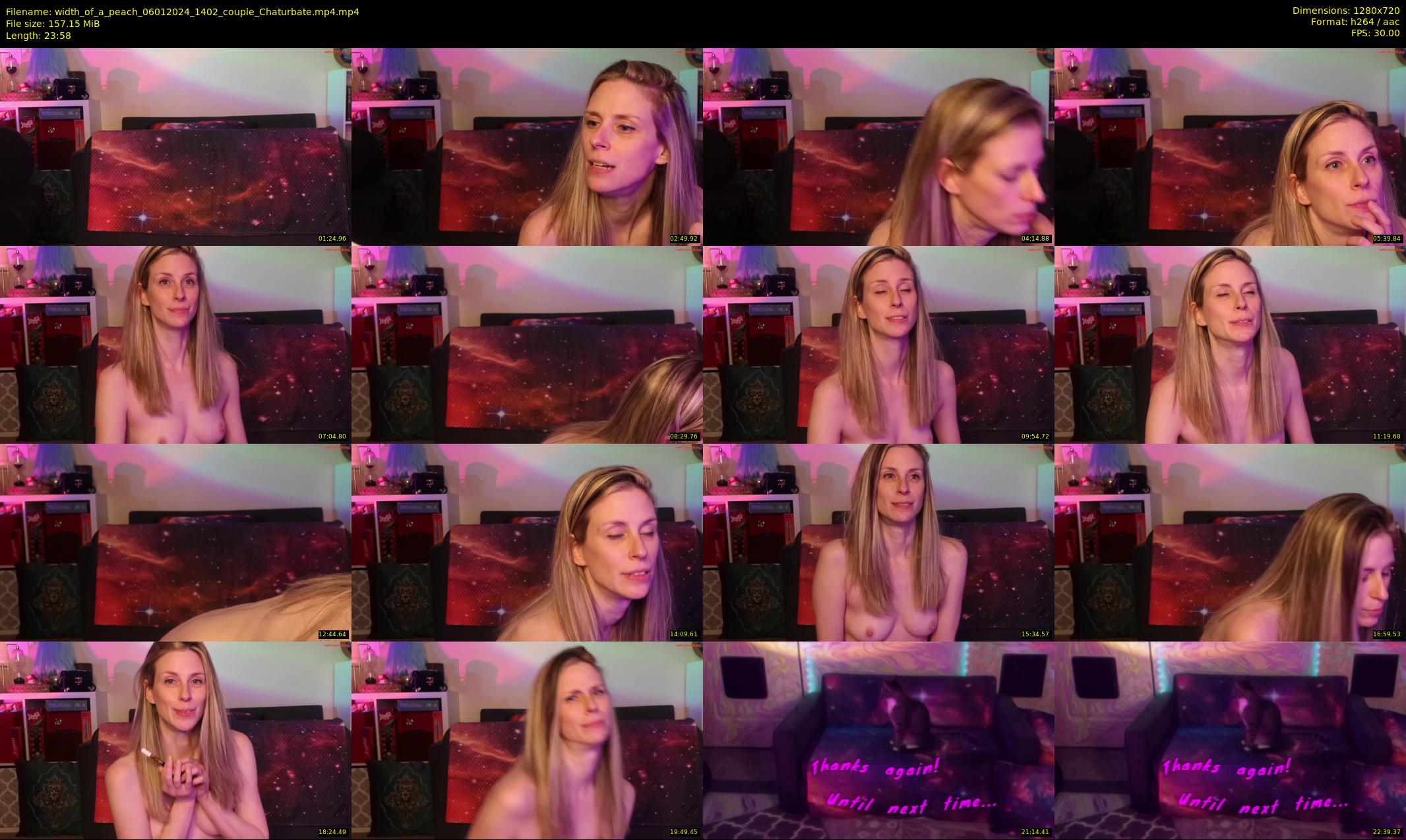 width_of_a_peach — 24 minute Chaturbate couple cam show recording, 720p, Jan 6, 2024