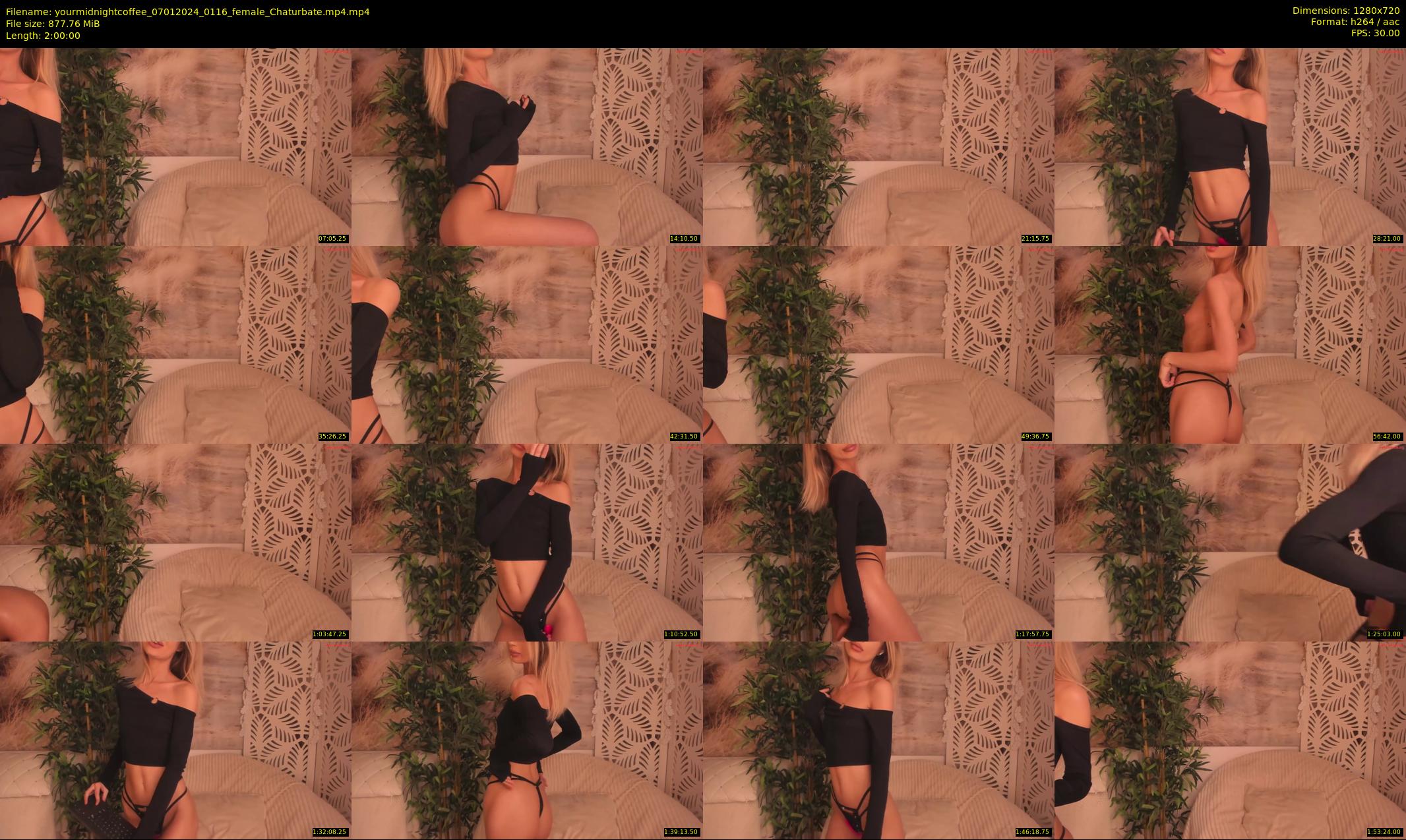 yourmidnightcoffee — 120 minute Chaturbate female cam show recording, 720p, Jan 7, 2024