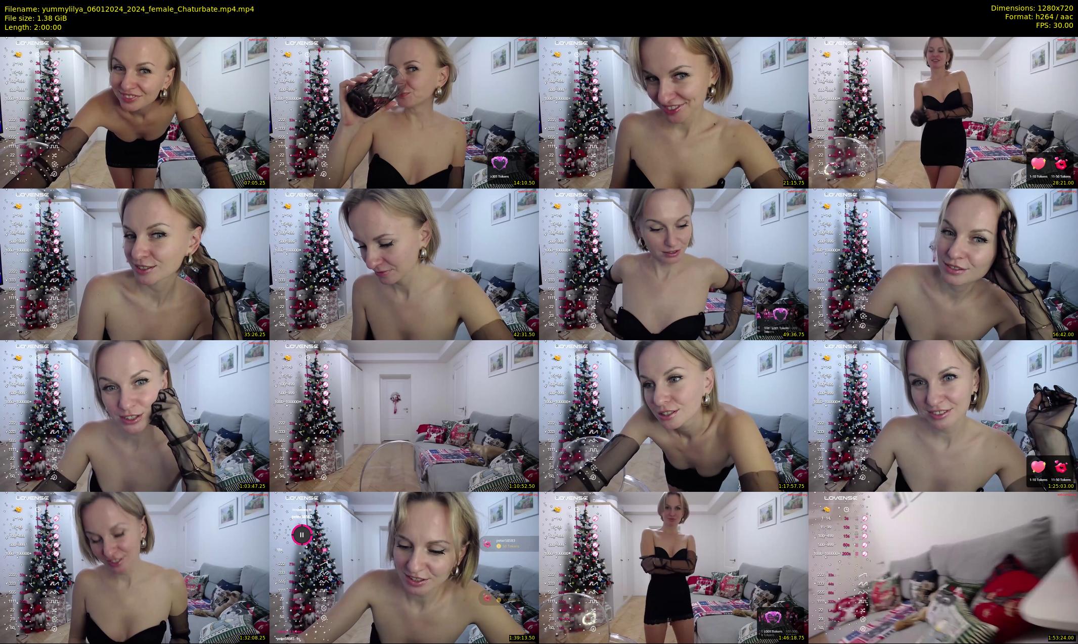 yummylilya — 120 minute Chaturbate female cam show recording, 720p, Jan 6, 2024