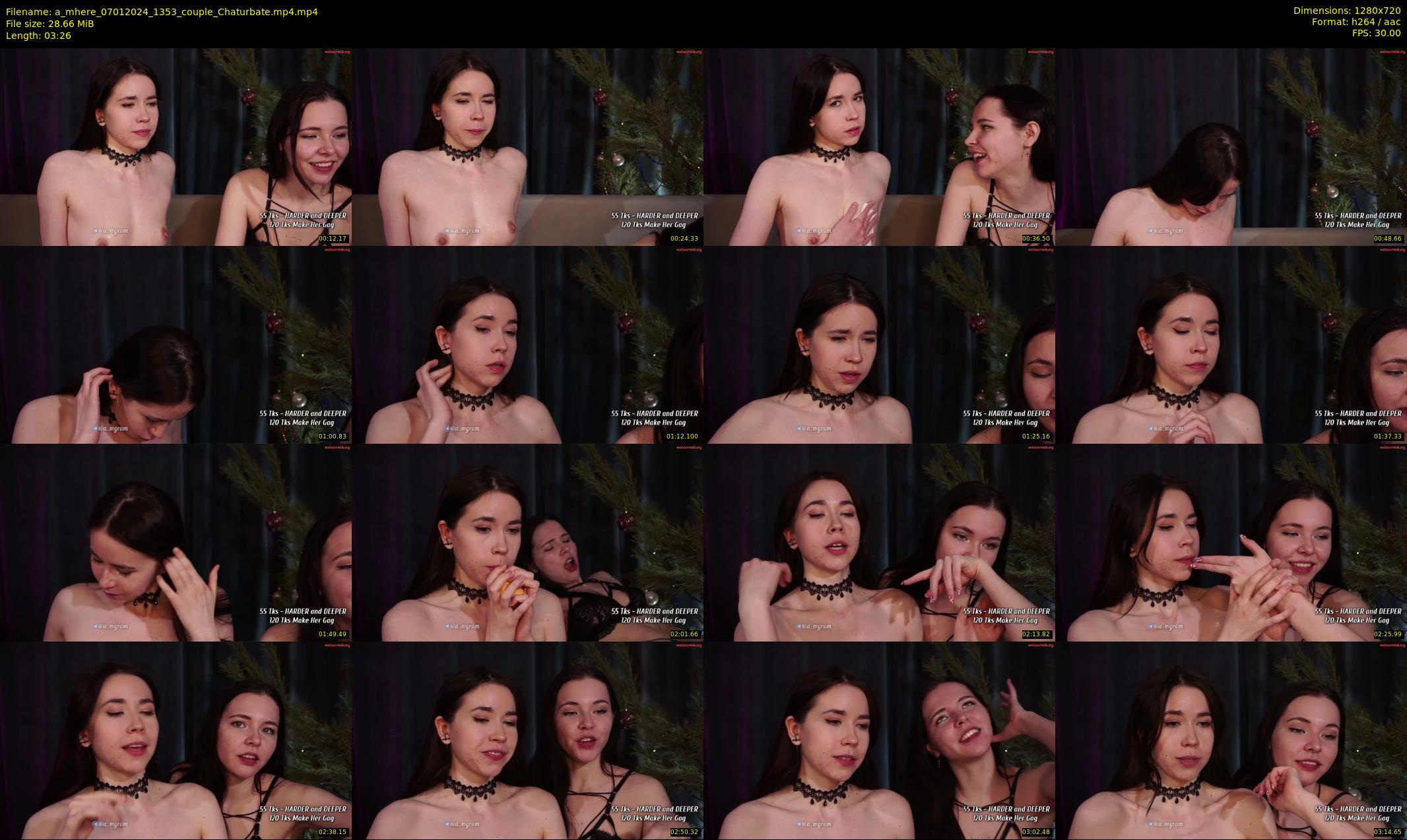 a_mhere — 4 minute Chaturbate couple cam show recording, 720p, Jan 7, 2024