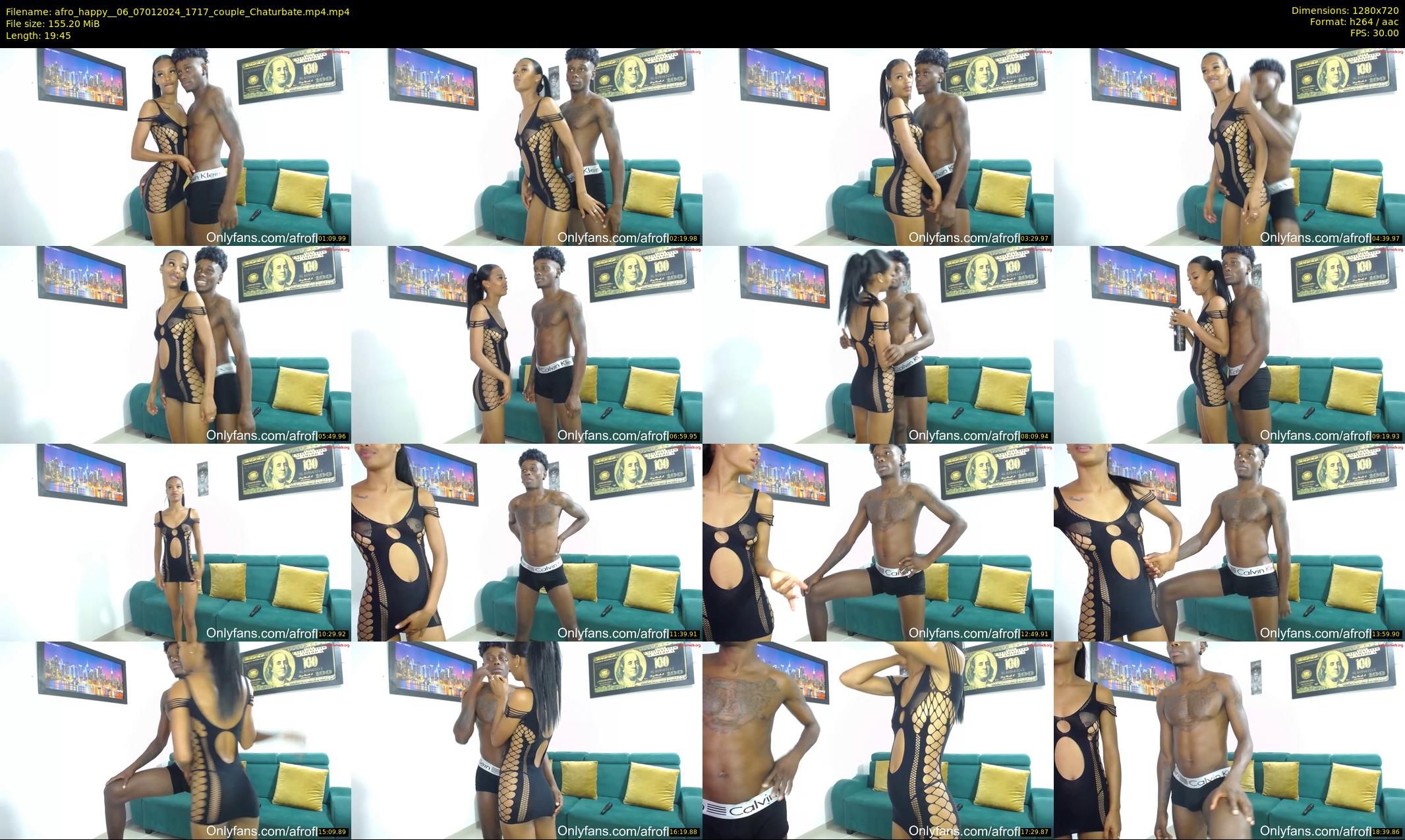 afro_happy__06 — 20 minute Chaturbate couple cam show recording, 720p, Jan 7, 2024