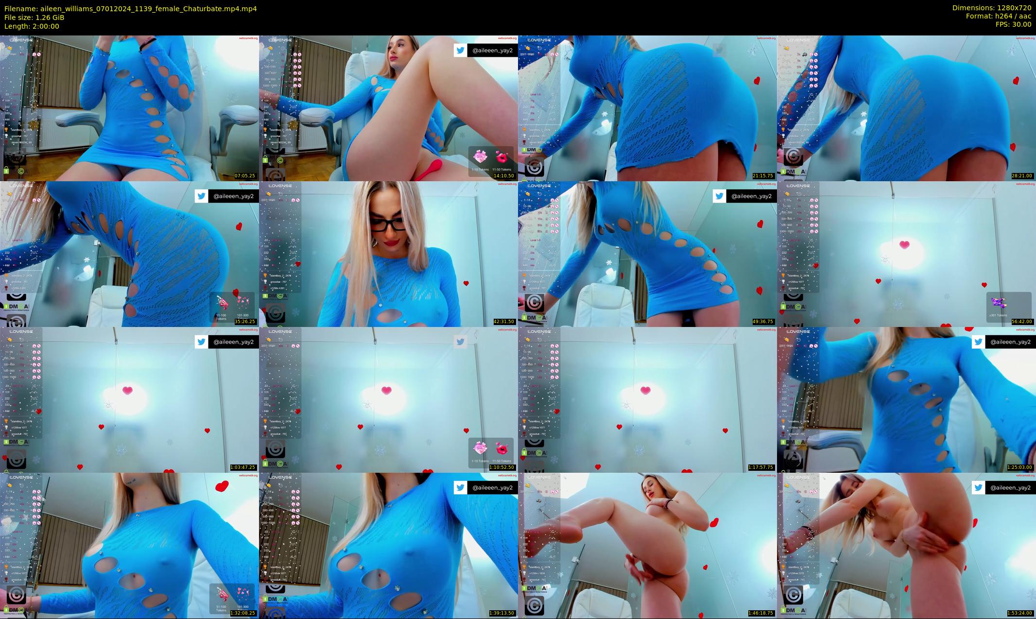 aileen_williams — 120 minute Chaturbate female cam show recording, 720p, Jan 7, 2024